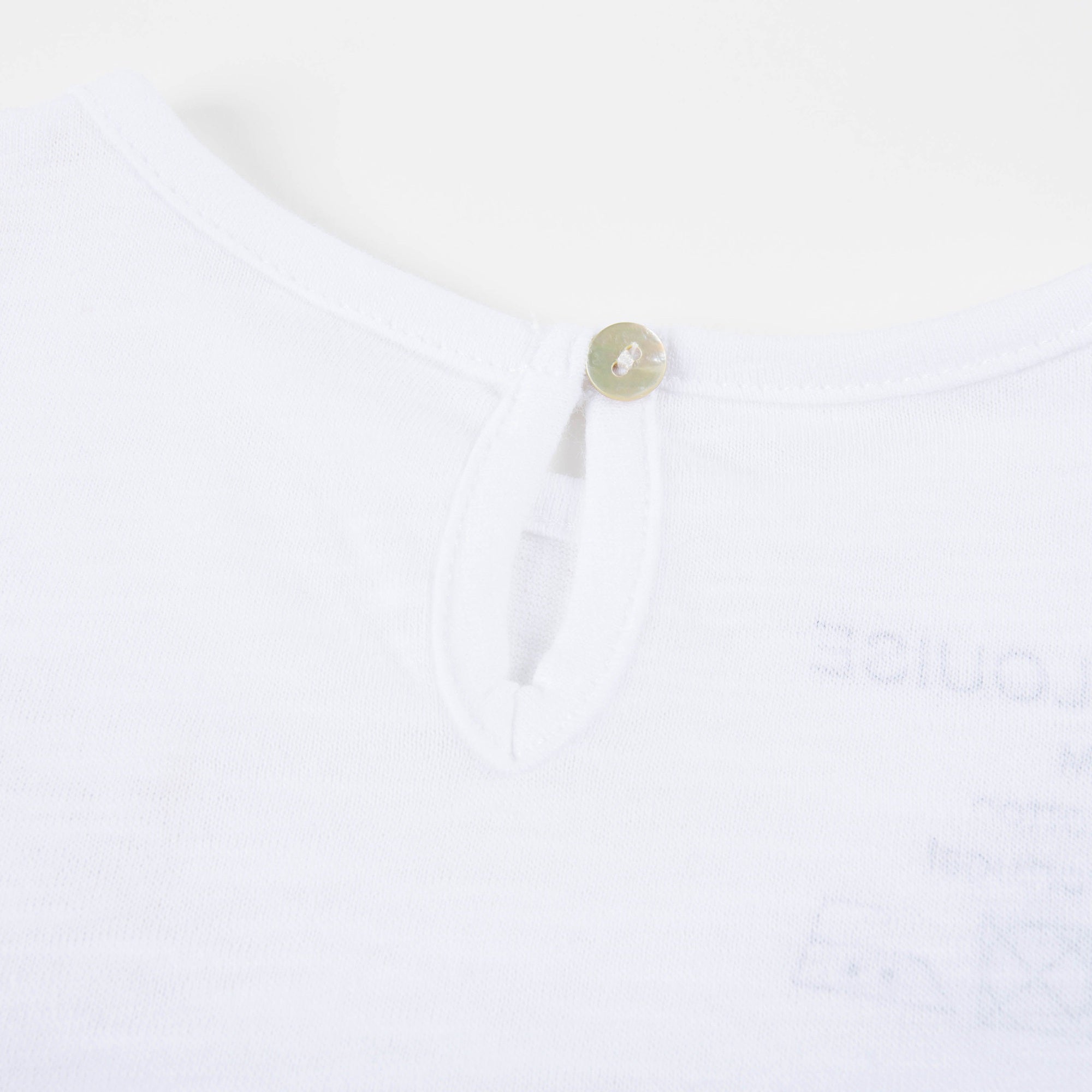 Baby White "Jersey" Cotton T-shirt