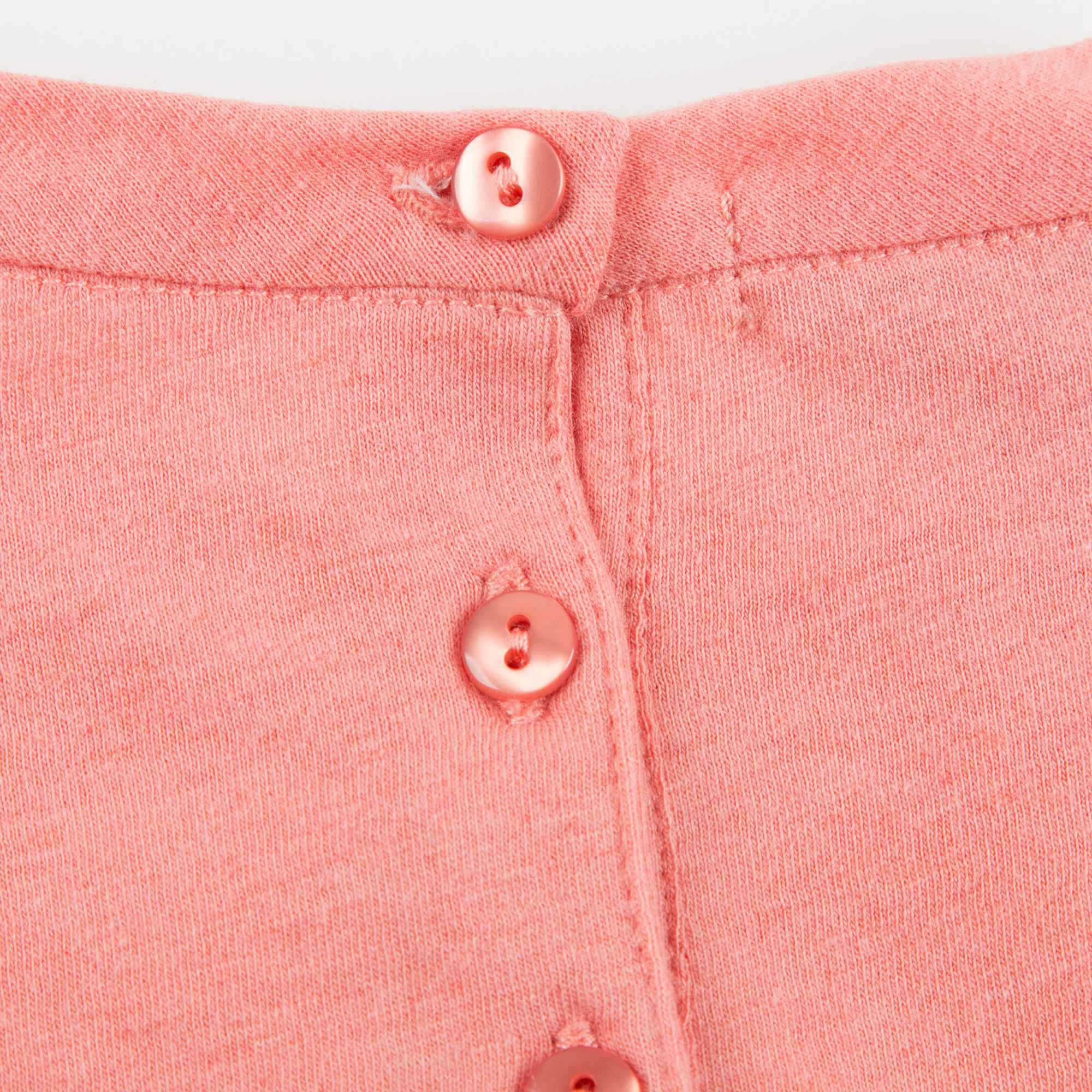 Girls Coral Pink Jersey Top