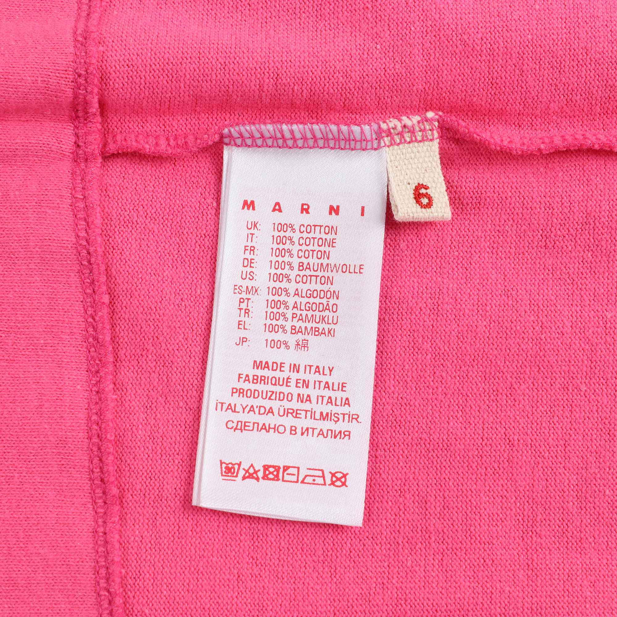 Girls Fuxia Cotton Dress