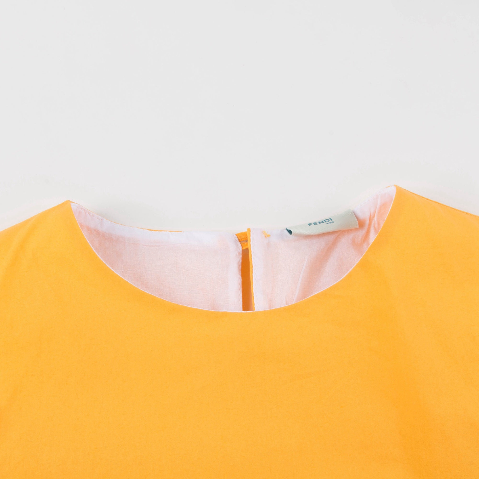 Girls Yellow Cotton Dress