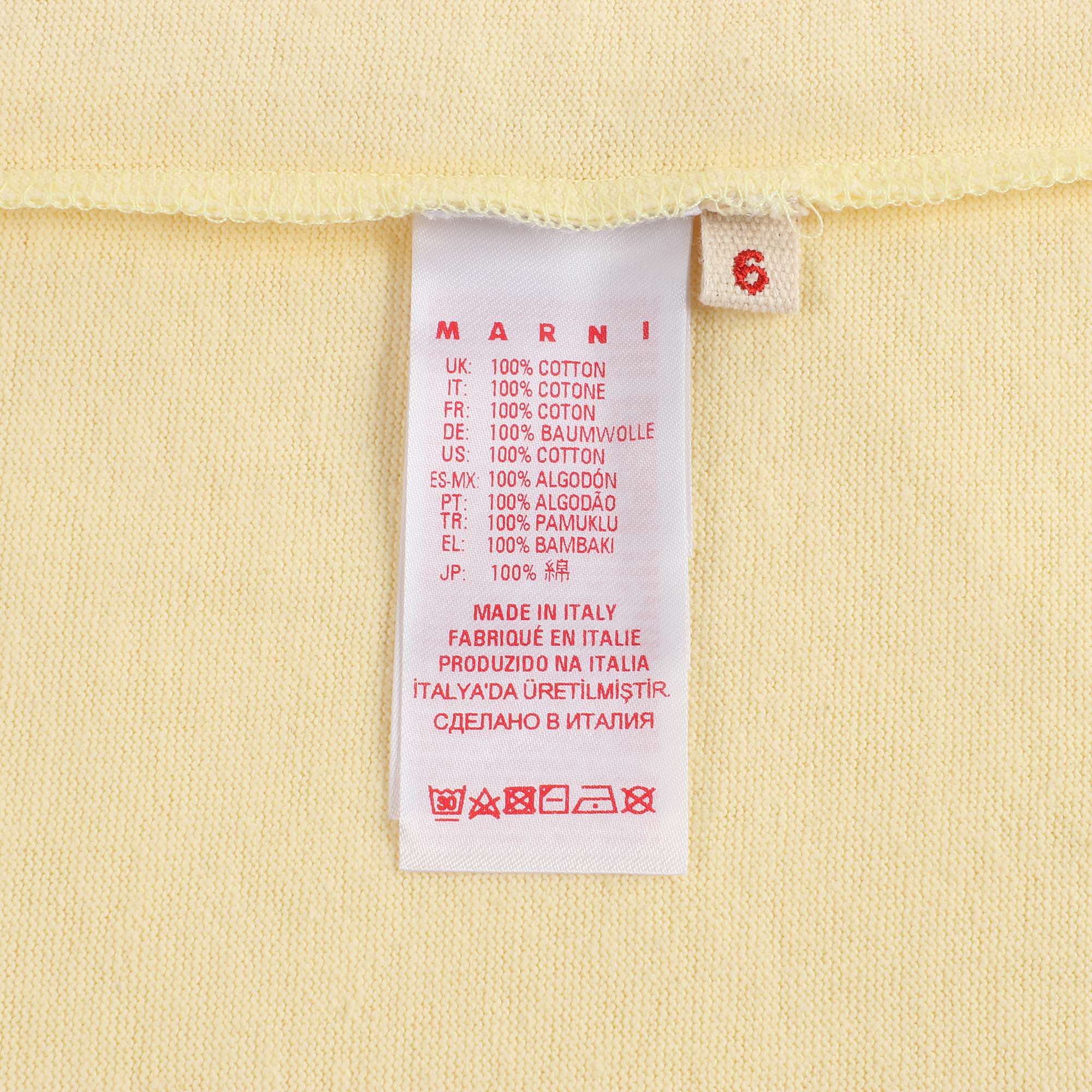 Girls Faded Yellow Cotton Dress