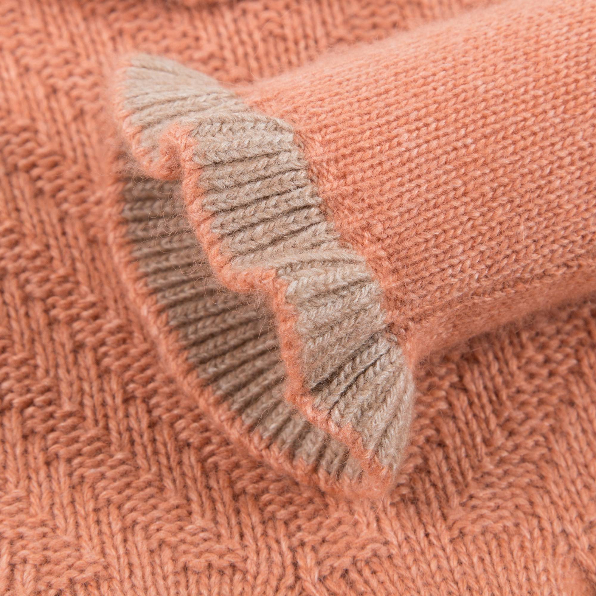 Baby Girls Light Orange Knitted Dress