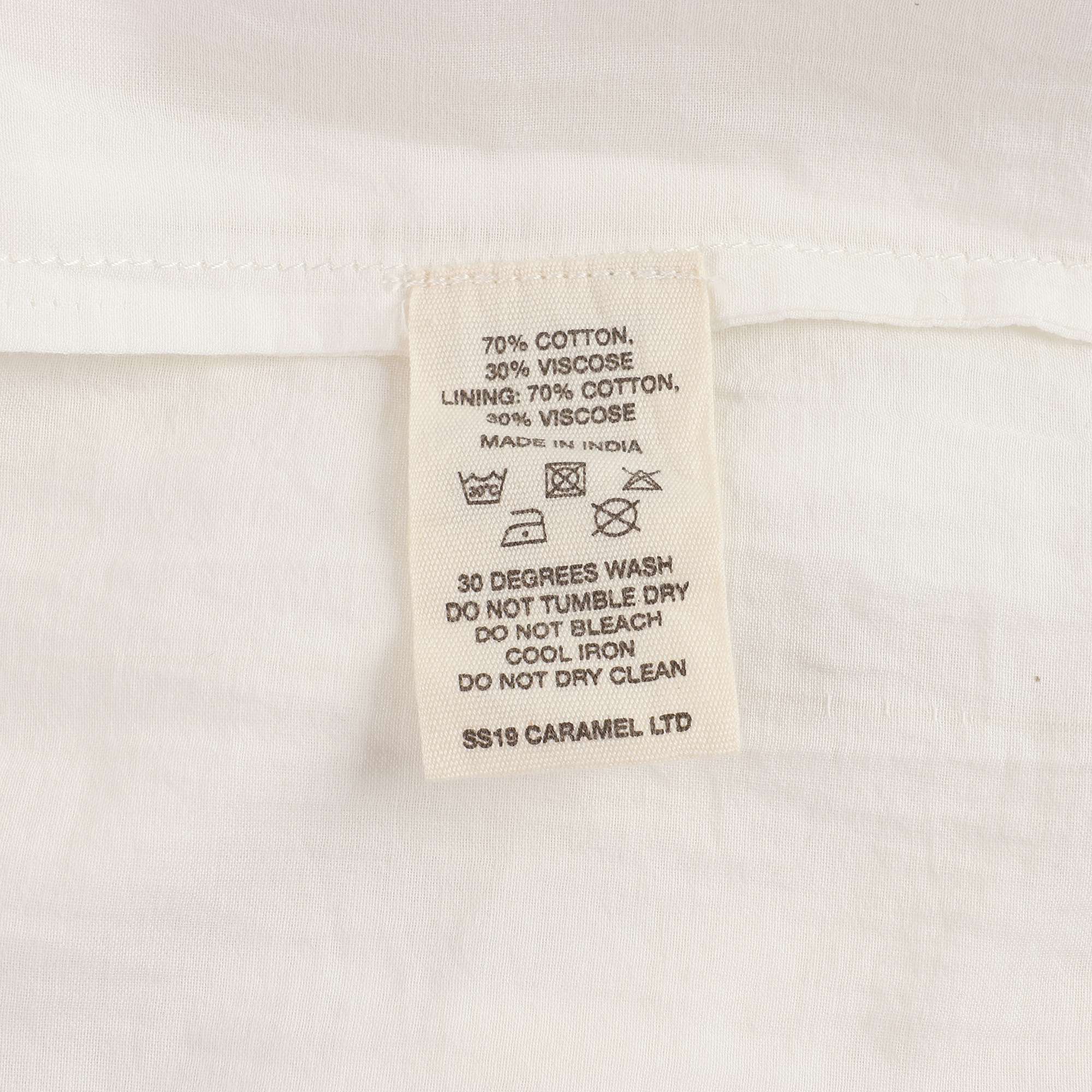 Girls White Cotton Dress
