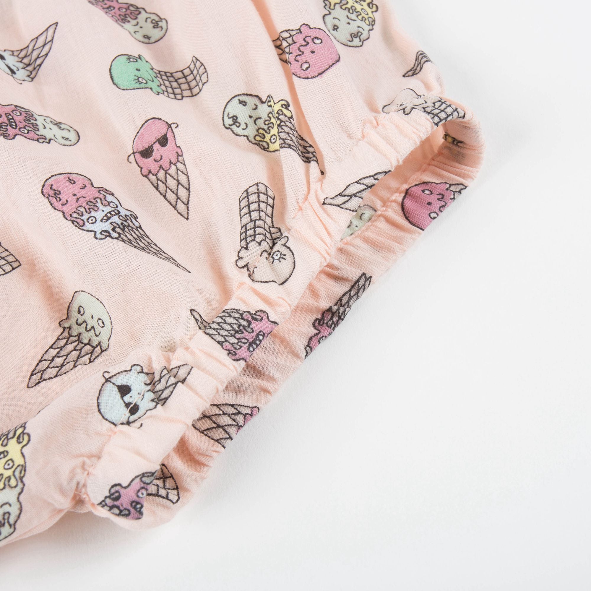 Baby Girls Pink Icecream Printed Dress