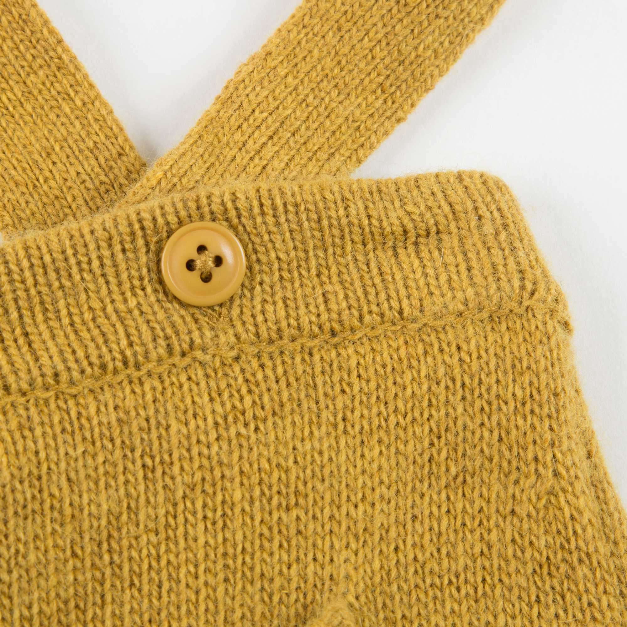 Baby Yellow Knitted Romper