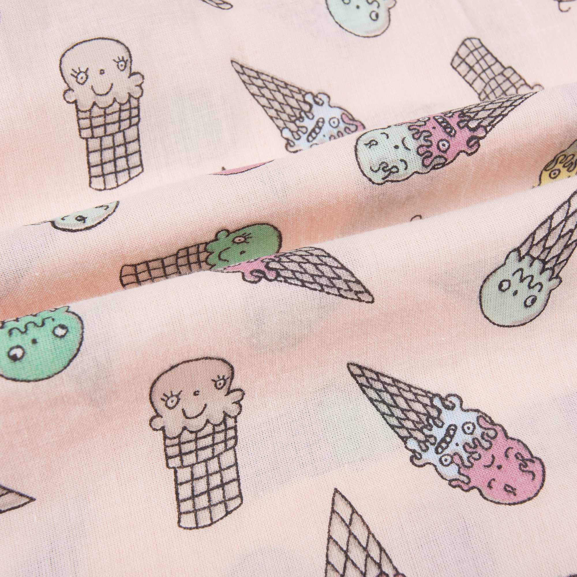 Baby Girls Pink Icecream Printed Dress