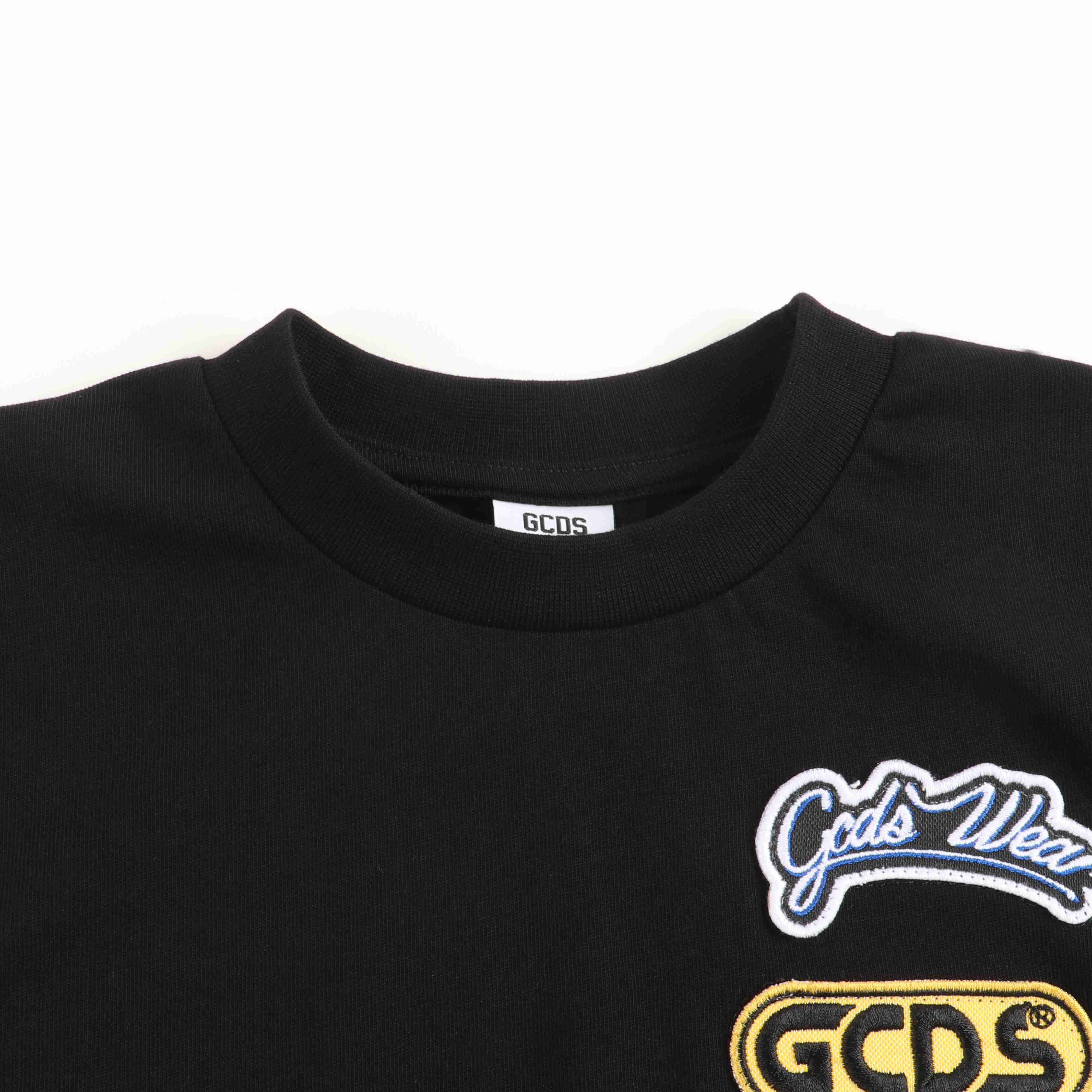 Boys Black Jersey Cotton T-shirt