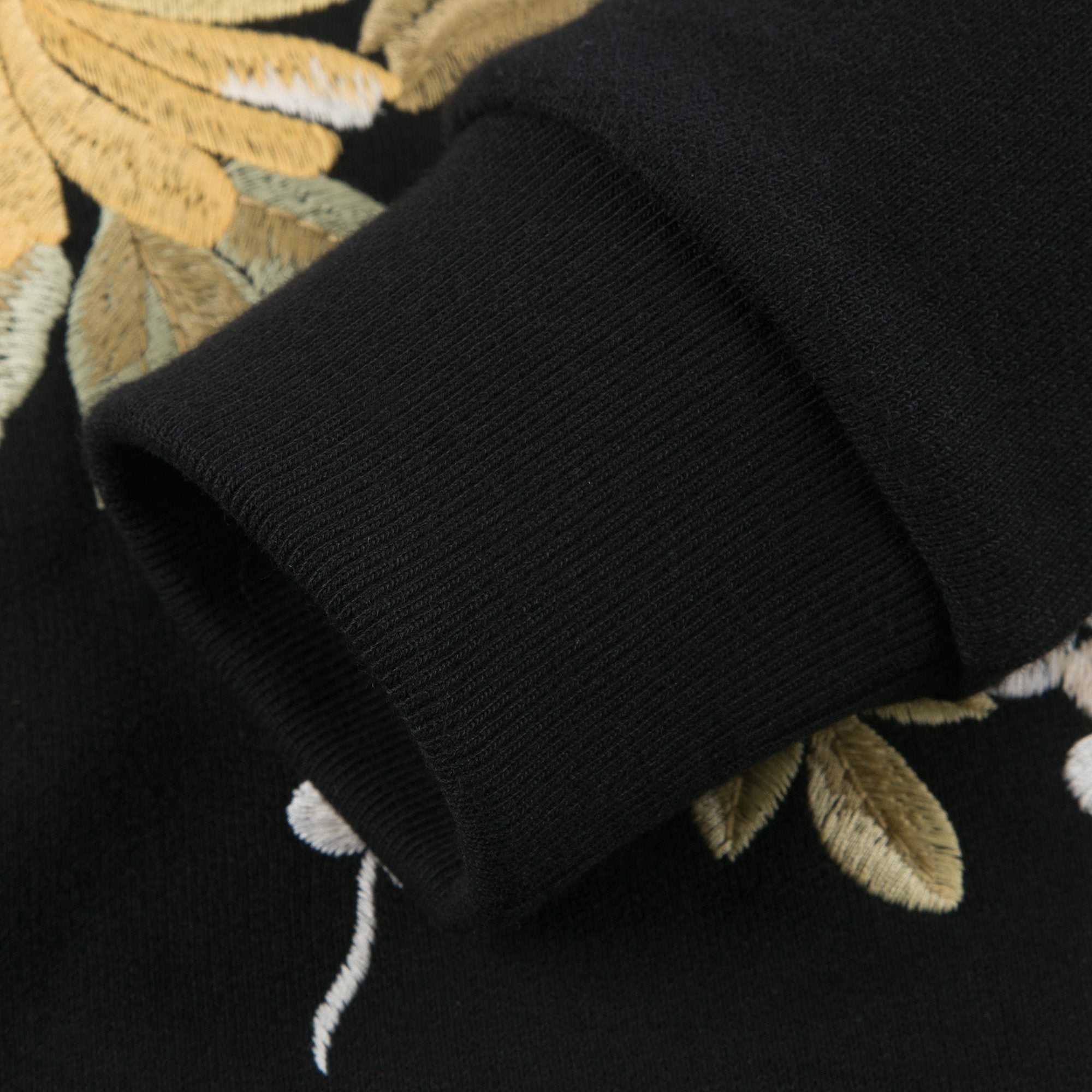 Girls Black Multicolor Sweatshirt