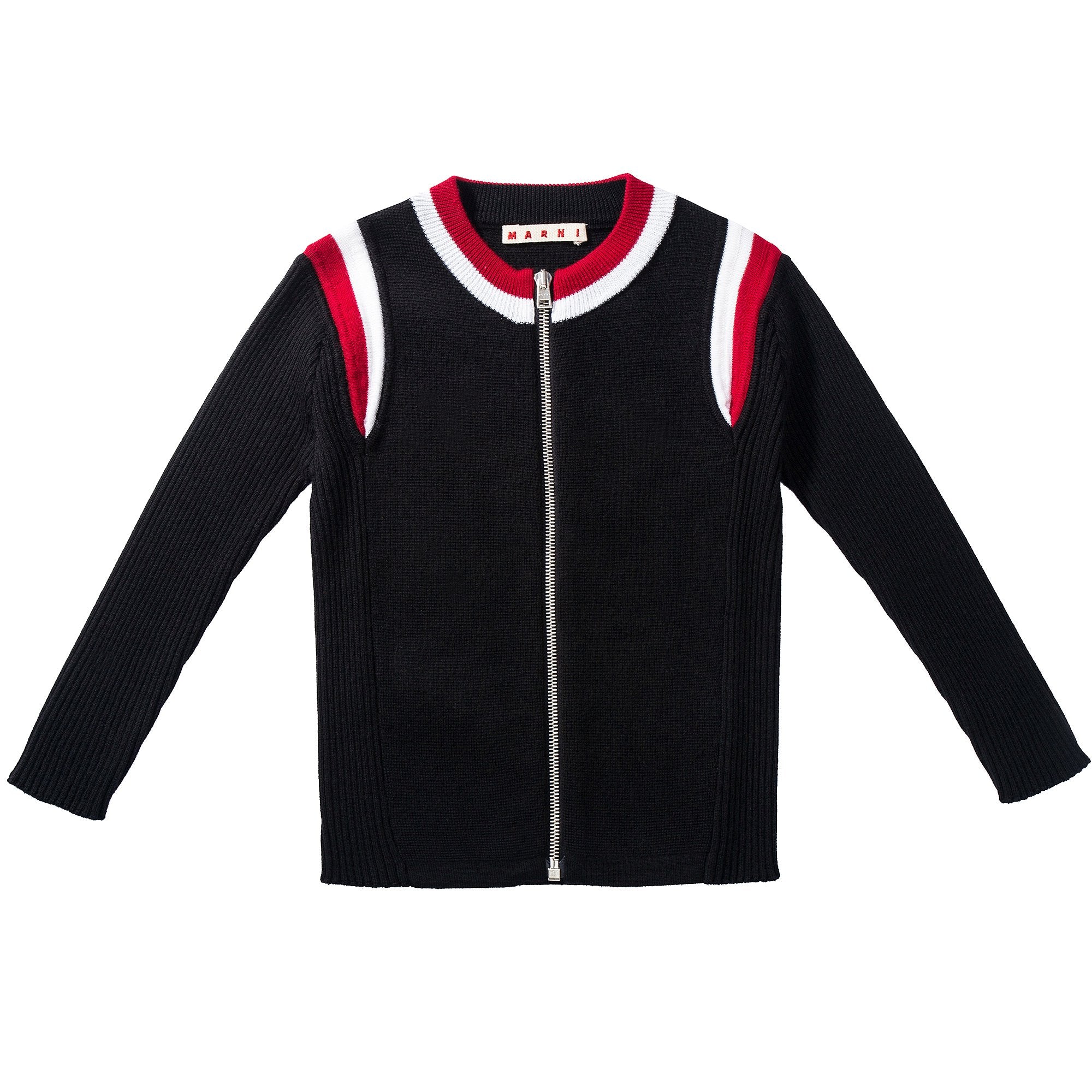 Girls  Black  Wool   Cardigan