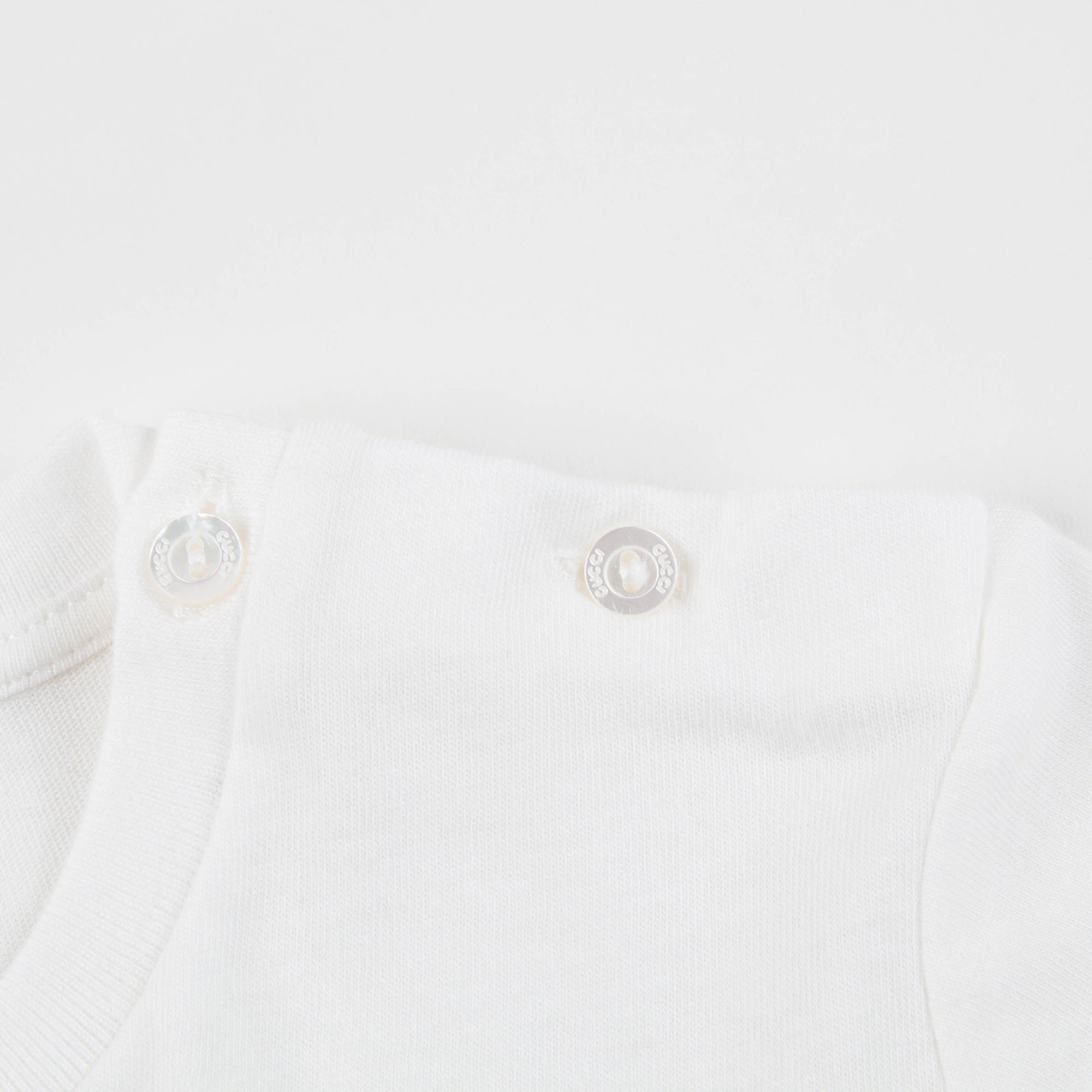Baby White Logo Cotton T-shirt