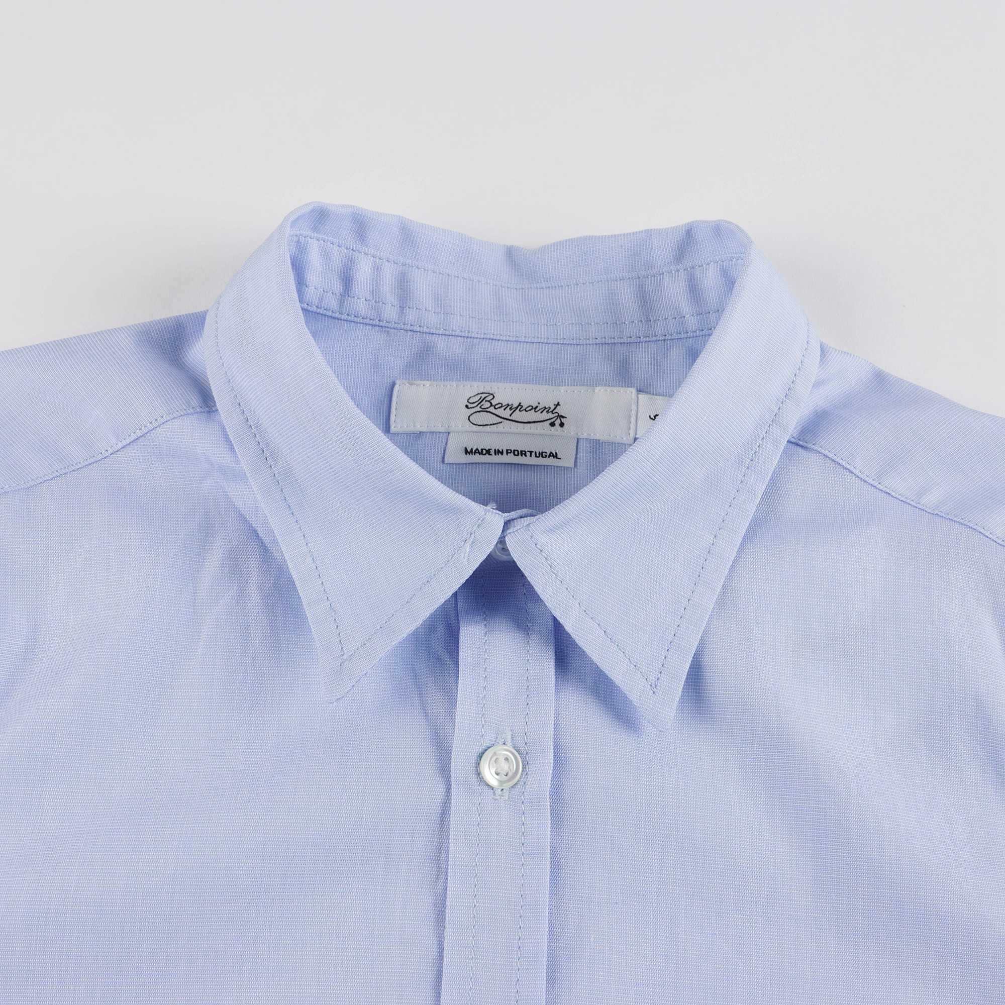 Boys & Girls Blue Cotton Shirt