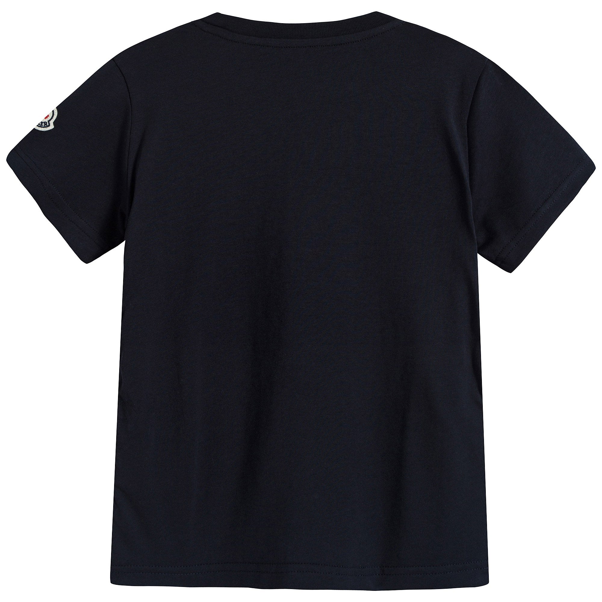 Boys Dark Blue Cotton T-shirt