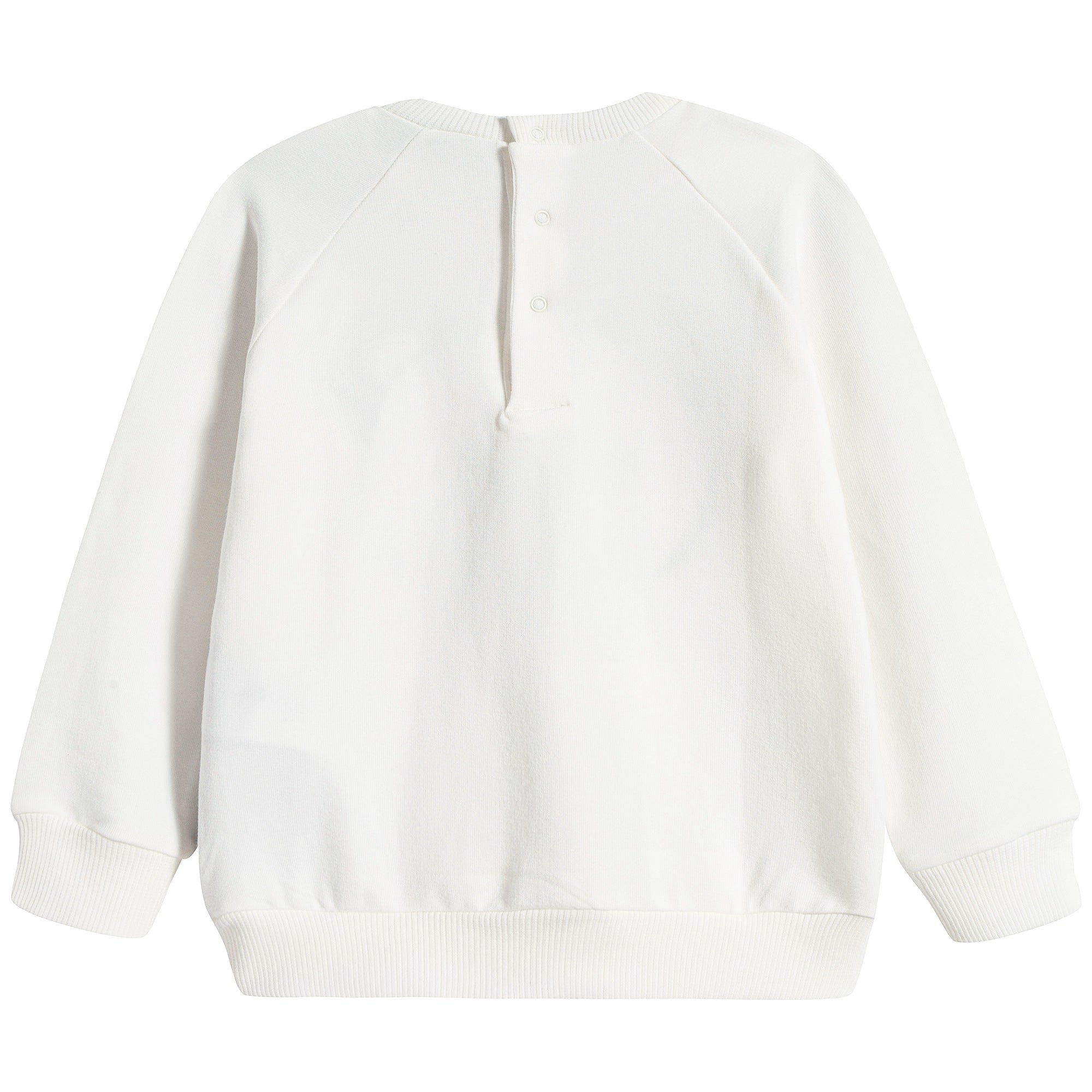 Boys & Girls Ivory Cotton Sweater