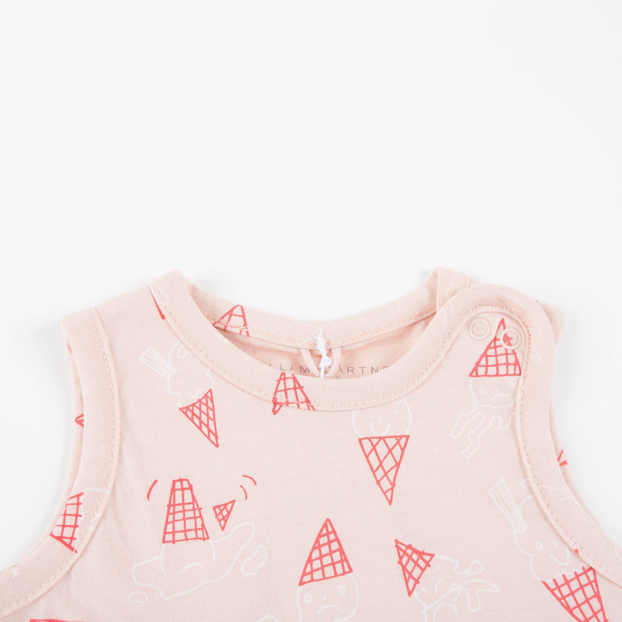 Baby Girls Pink & White Babysuit Two Piece Set