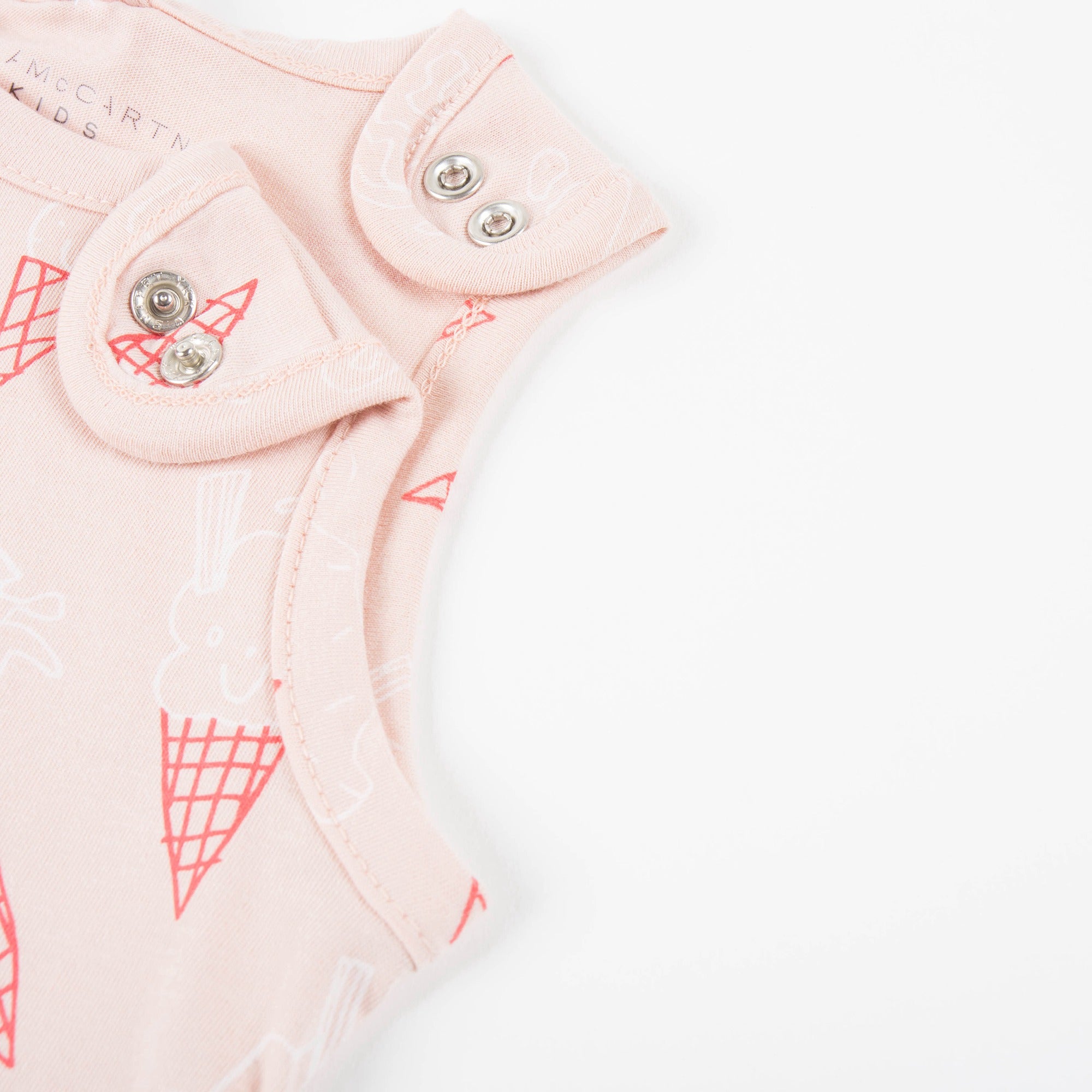 Baby Girls Pink & White Babysuit Two Piece Set