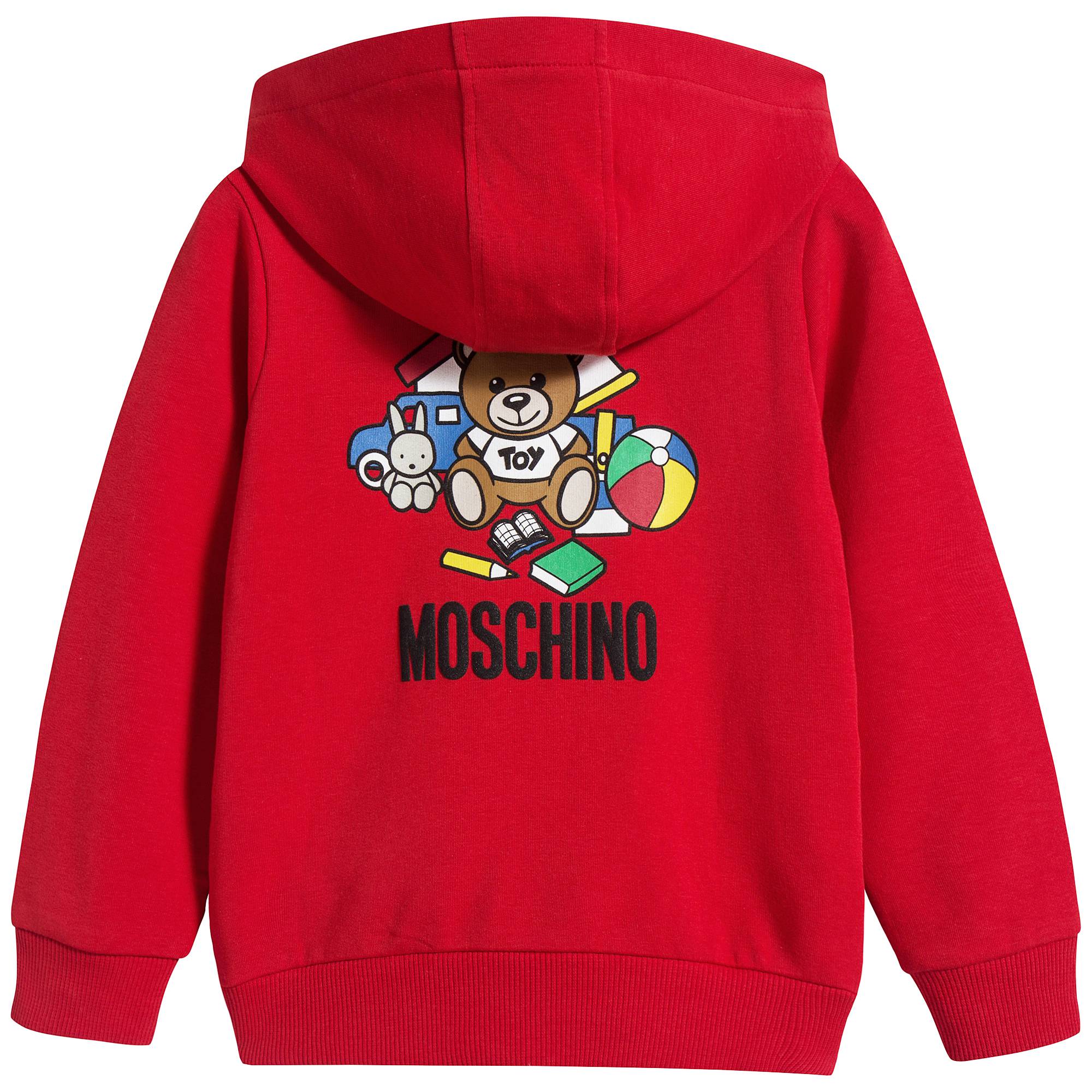 Baby Boys & Girls Red Zip Hooded Sweatshirt