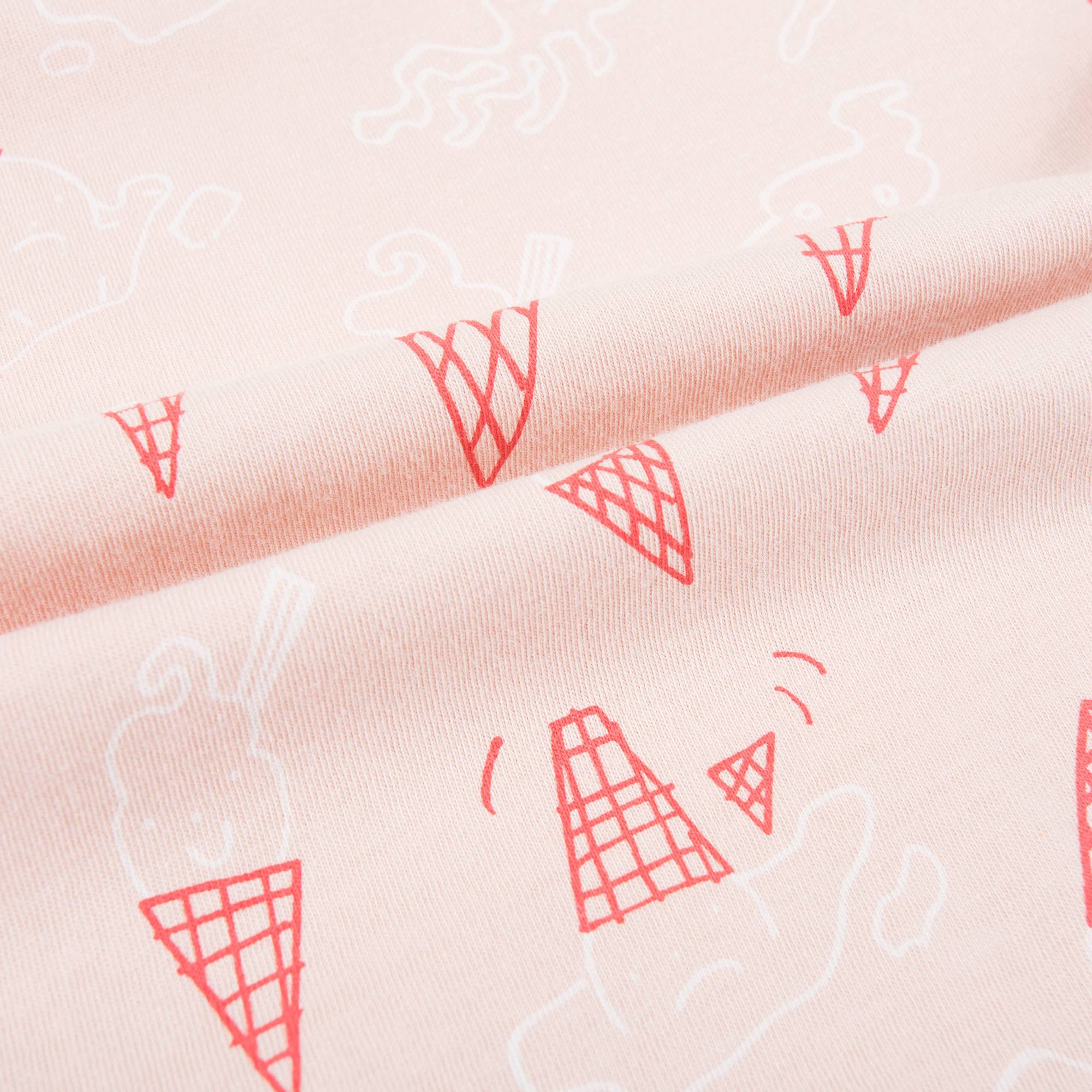 Baby Girls Pink & White Babysuit Two Piece Set
