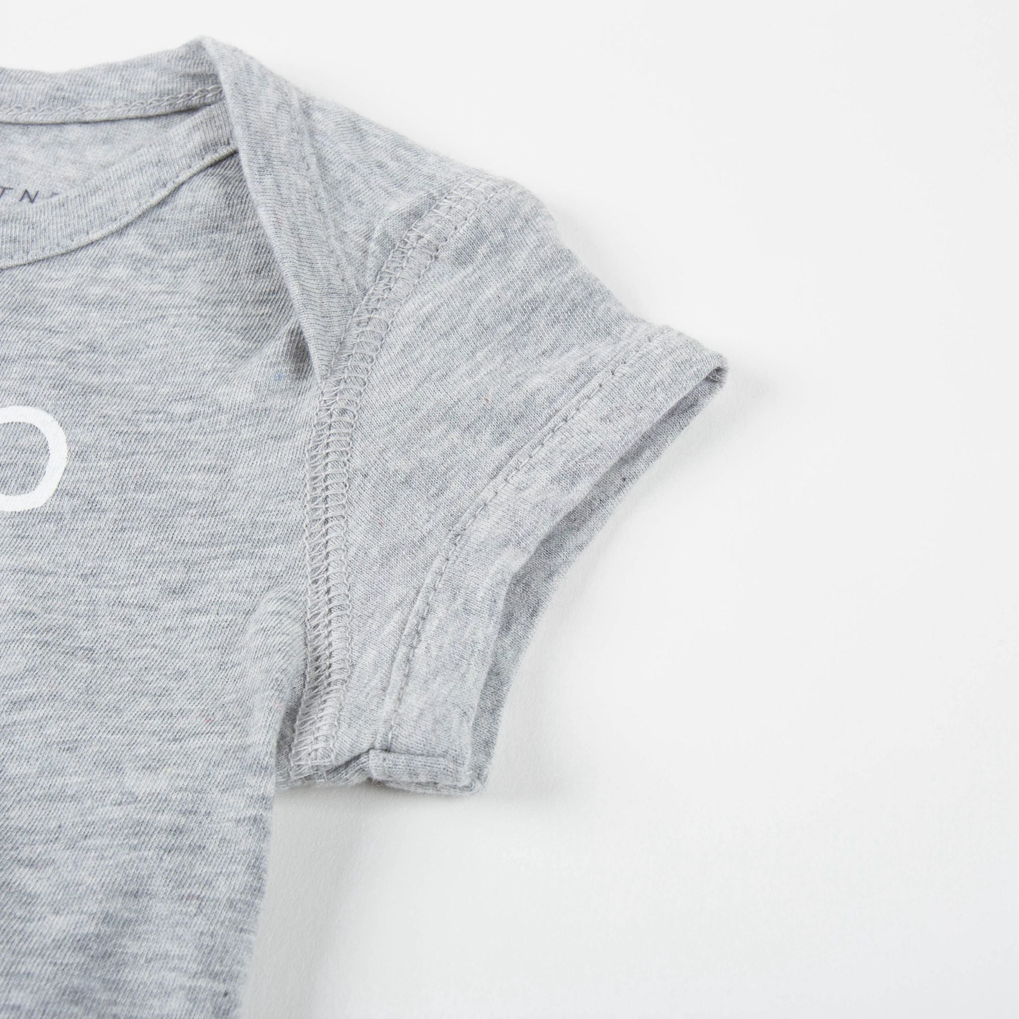 Baby Grey Babysuit Two Piece Set