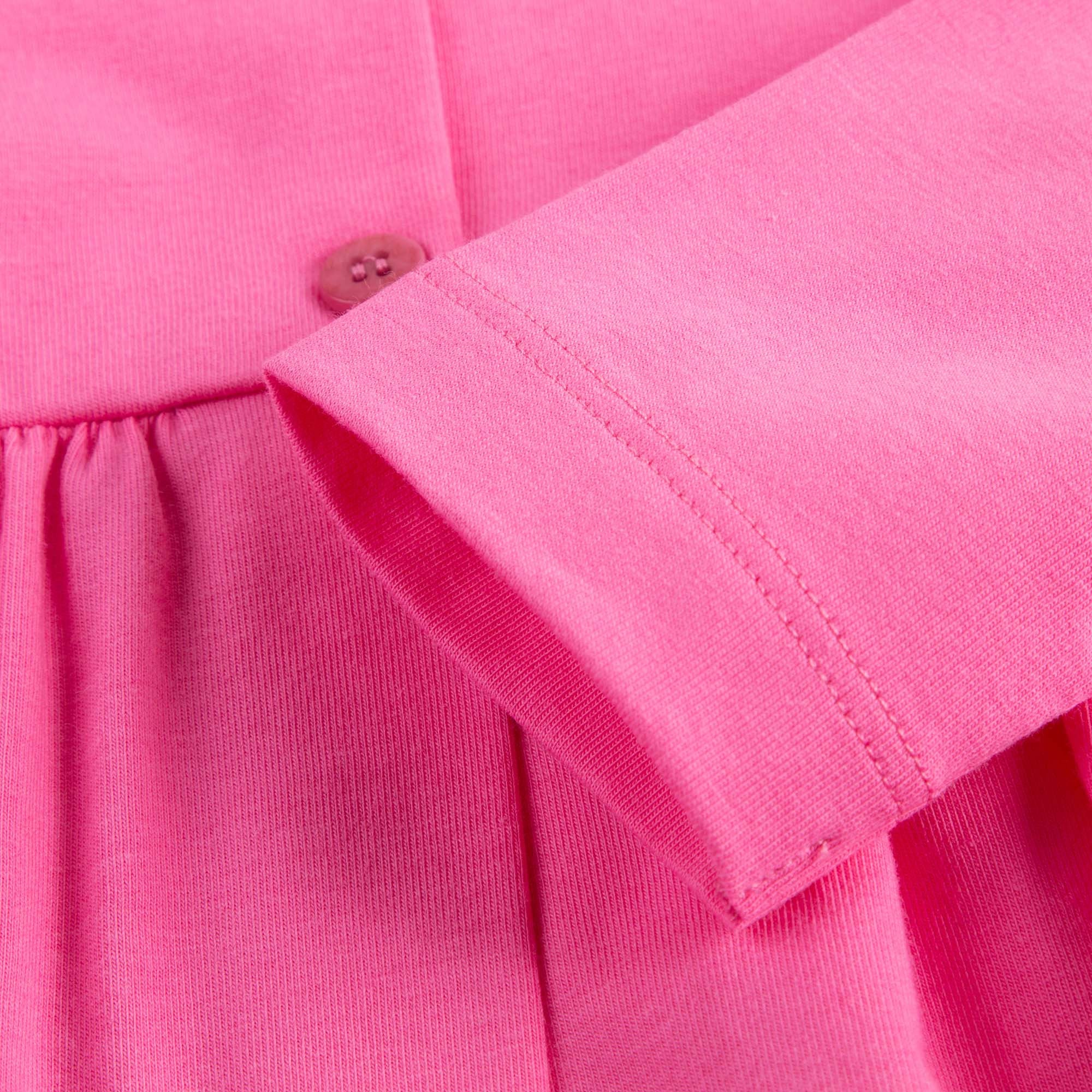 Baby Girls Dark Pink Cotton Blouse