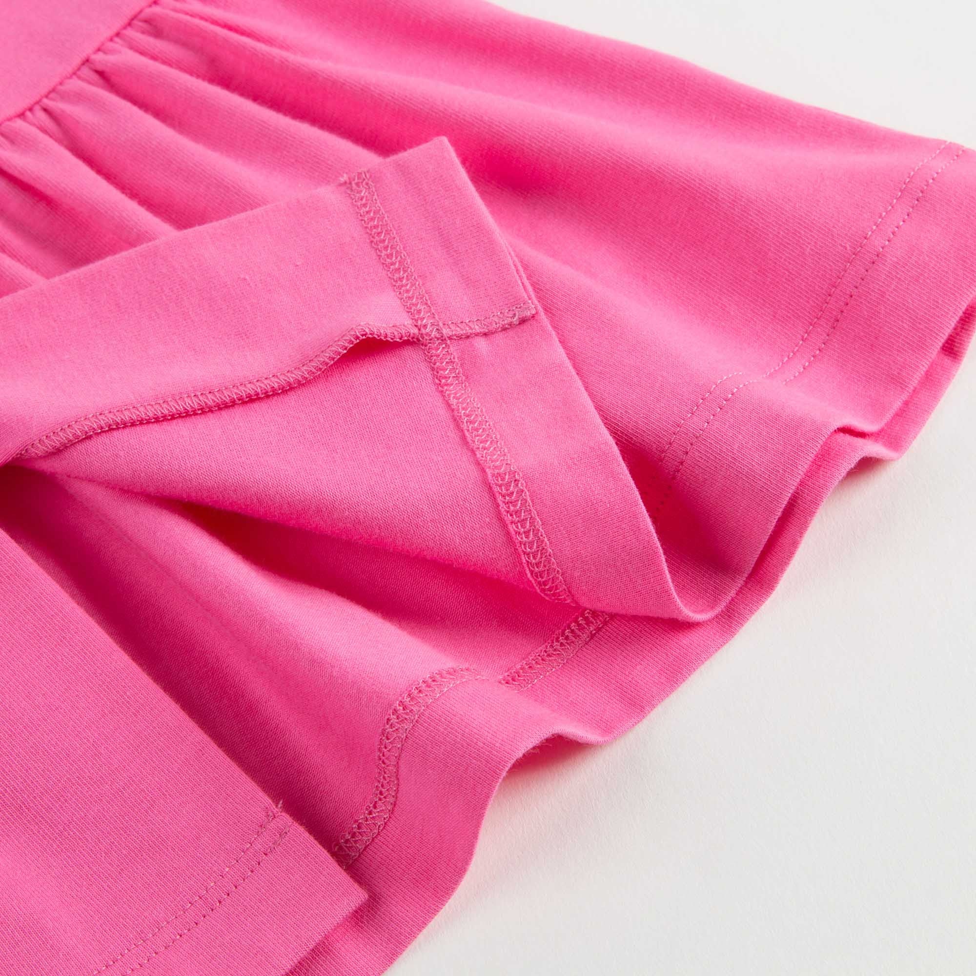 Baby Girls Dark Pink Cotton Blouse