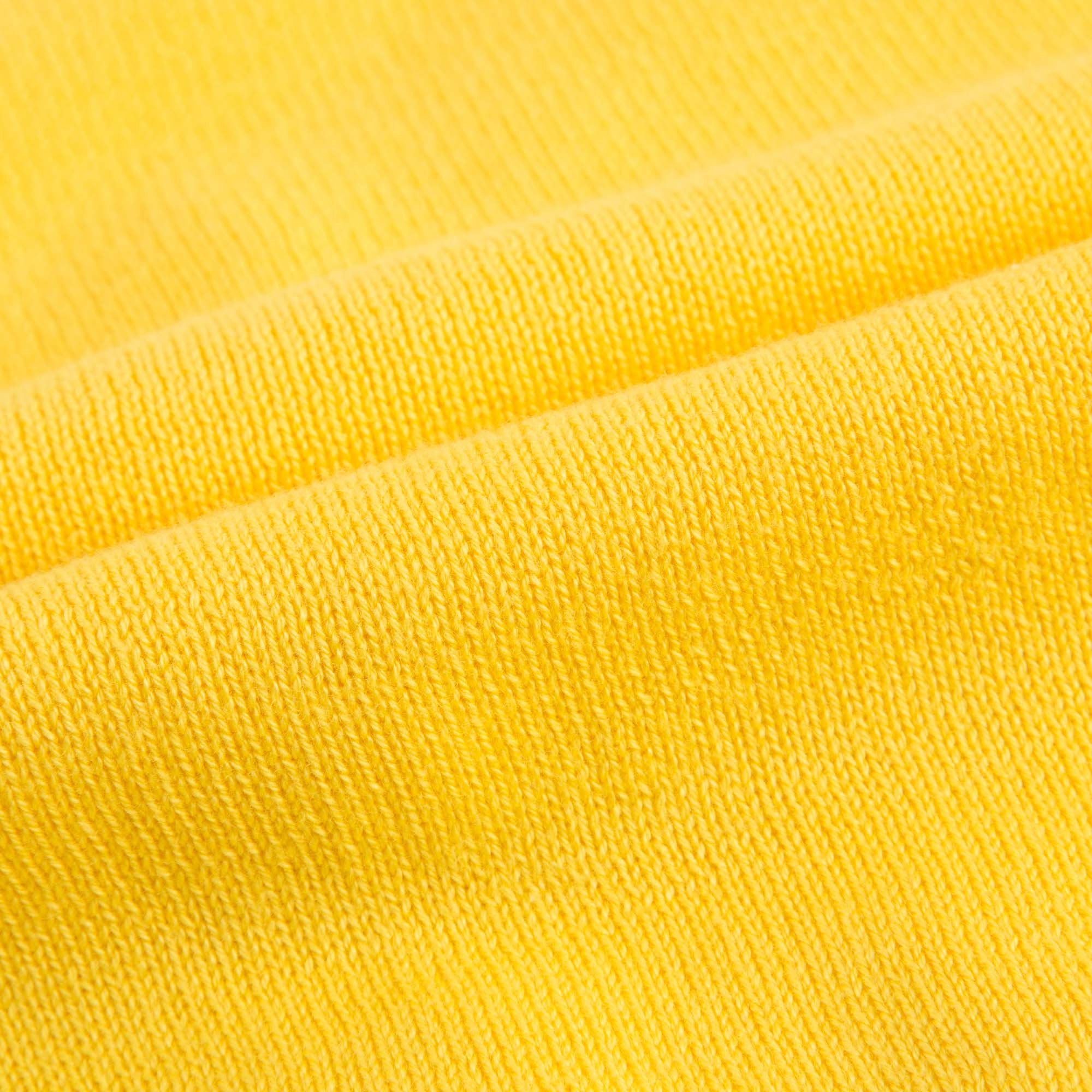 Girls Yellow Cotton Cardigan