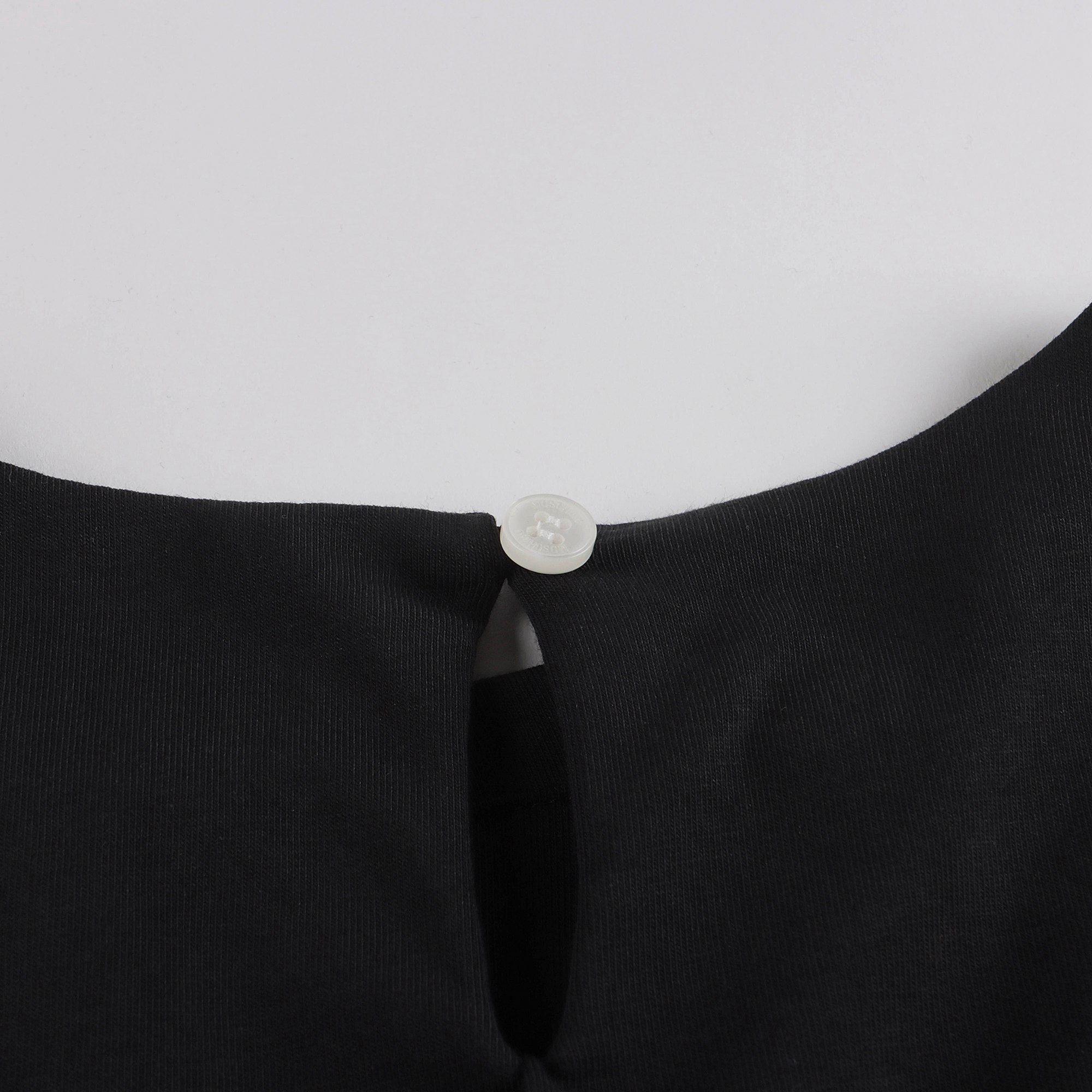 Boys & Girls Black Logo Cotton T-Shirt