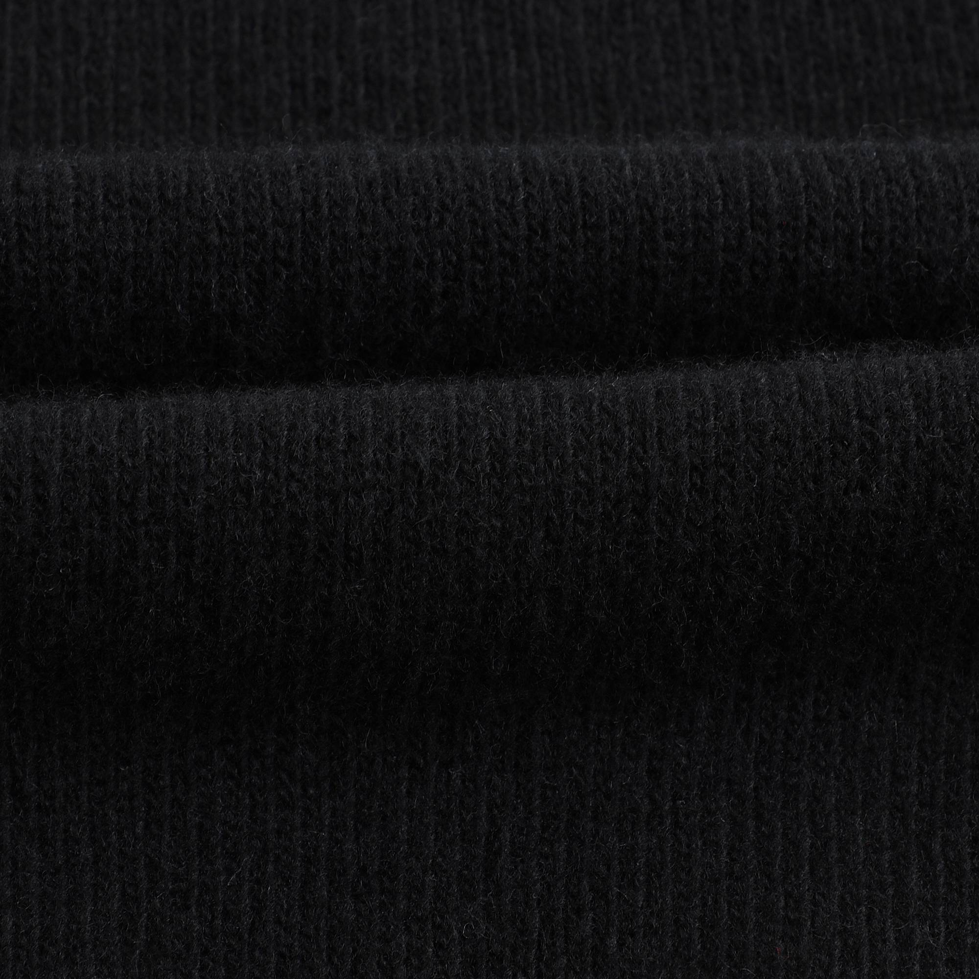 Boys Black & Grey Jacquard Wool Sweater