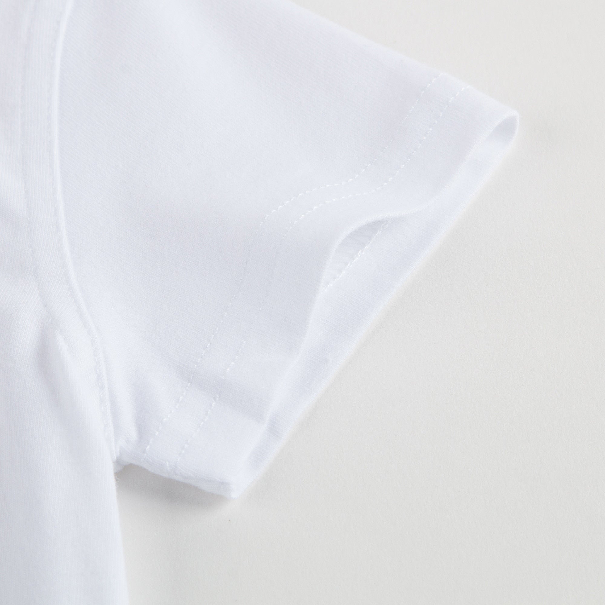 Boys White Cotton Jersey T-Shirt