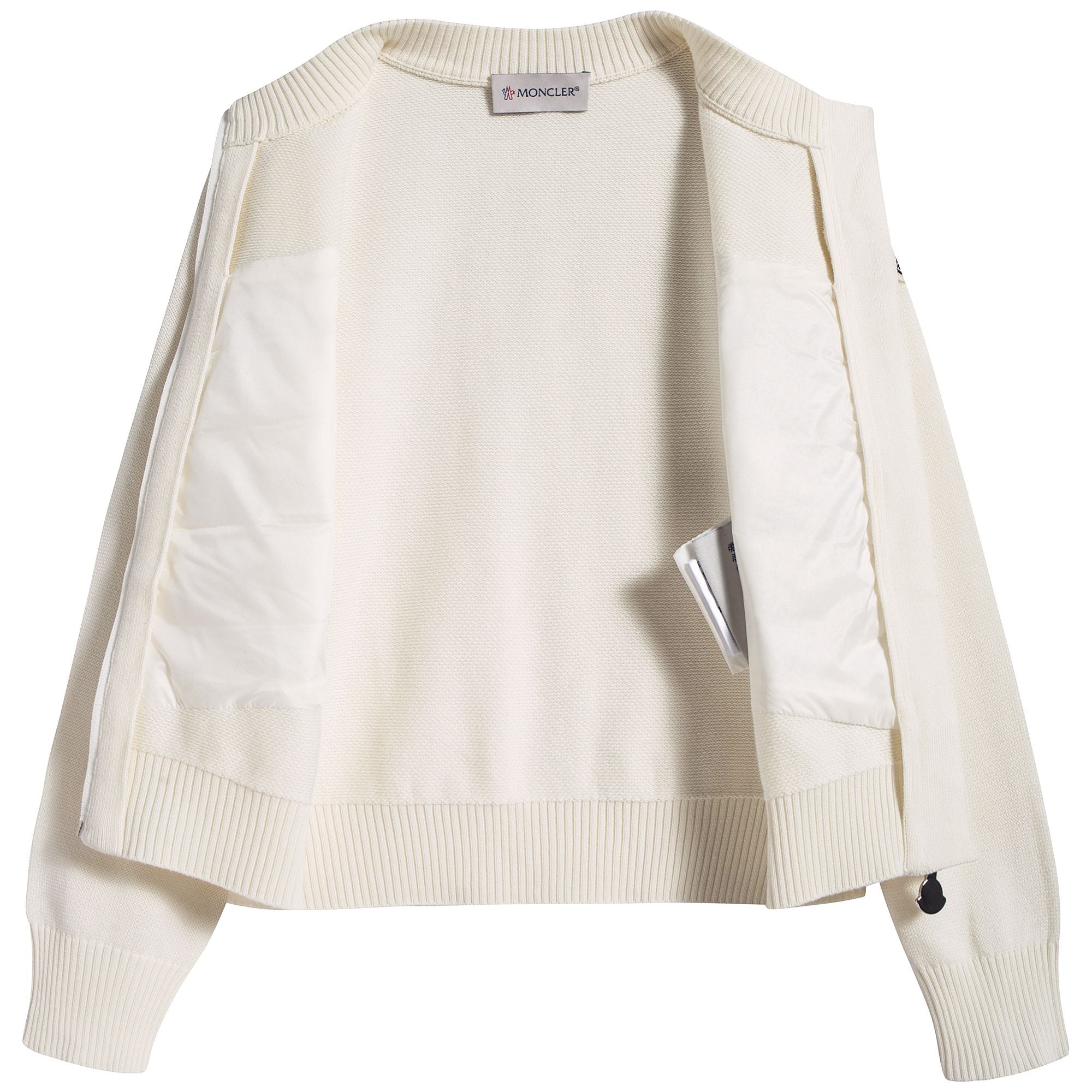 Girls Rice White "MAGLIA TRICOT" Cardigan