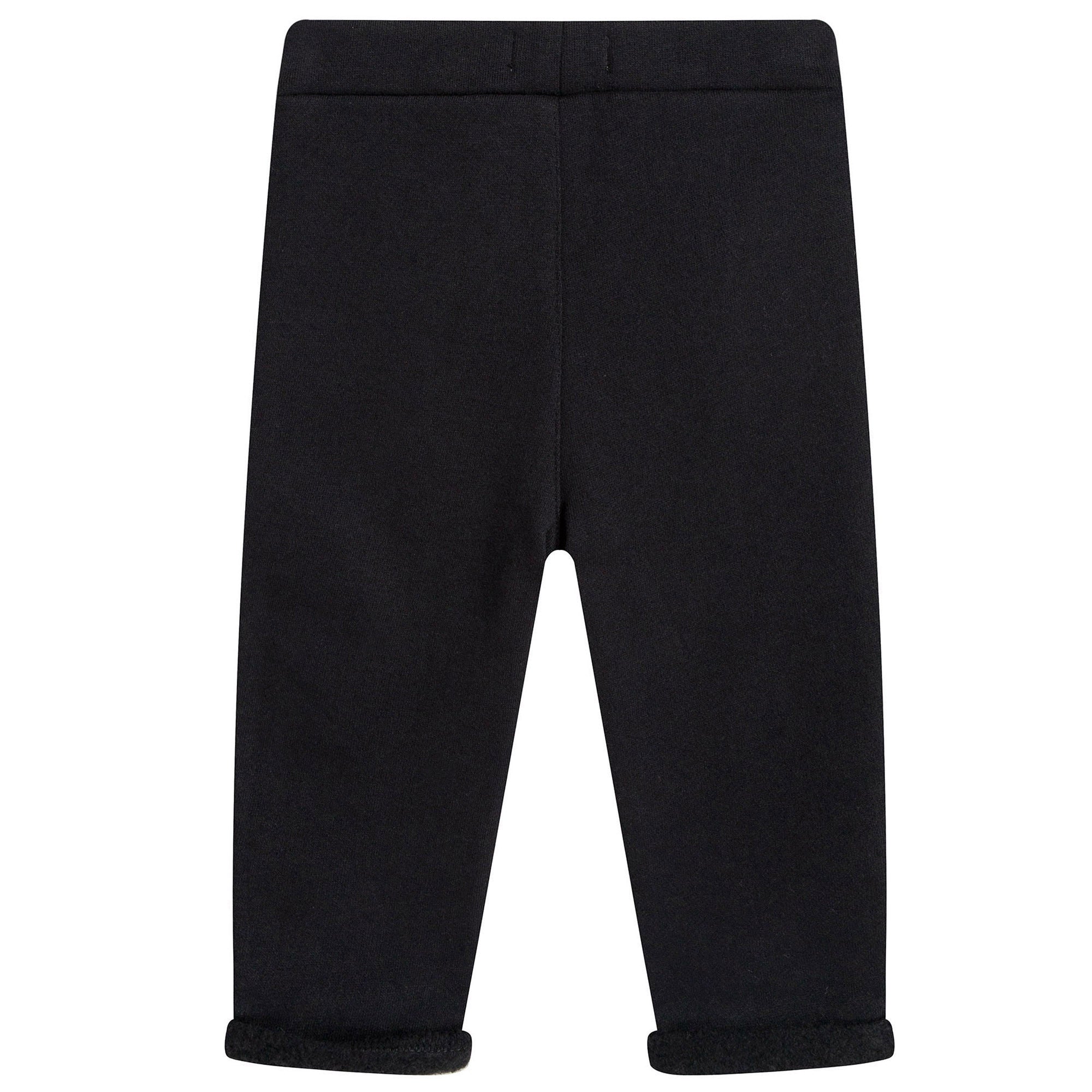 Baby Boys Grey Turn Up Cuffs Cotton Trouser - CÉMAROSE | Children's Fashion Store - 2