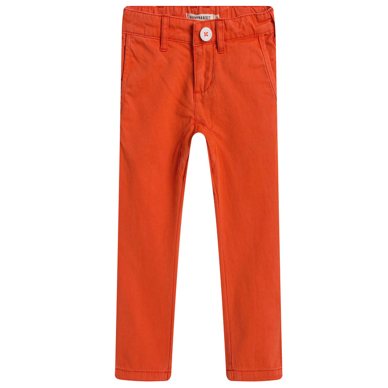 Boys Orange Jersey Cotton Trouser - CÉMAROSE | Children's Fashion Store - 1