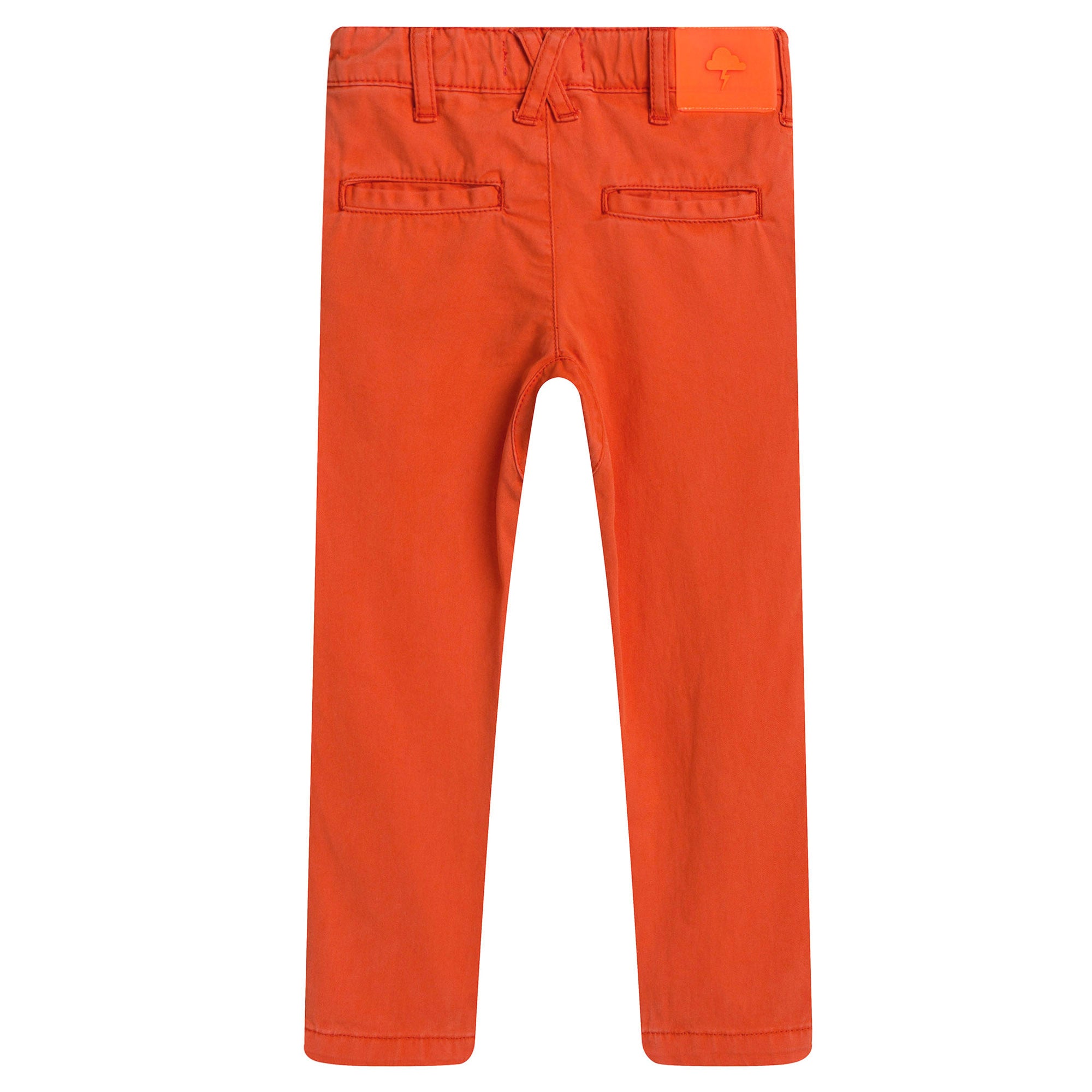 Boys Orange Jersey Cotton Trouser - CÉMAROSE | Children's Fashion Store - 2