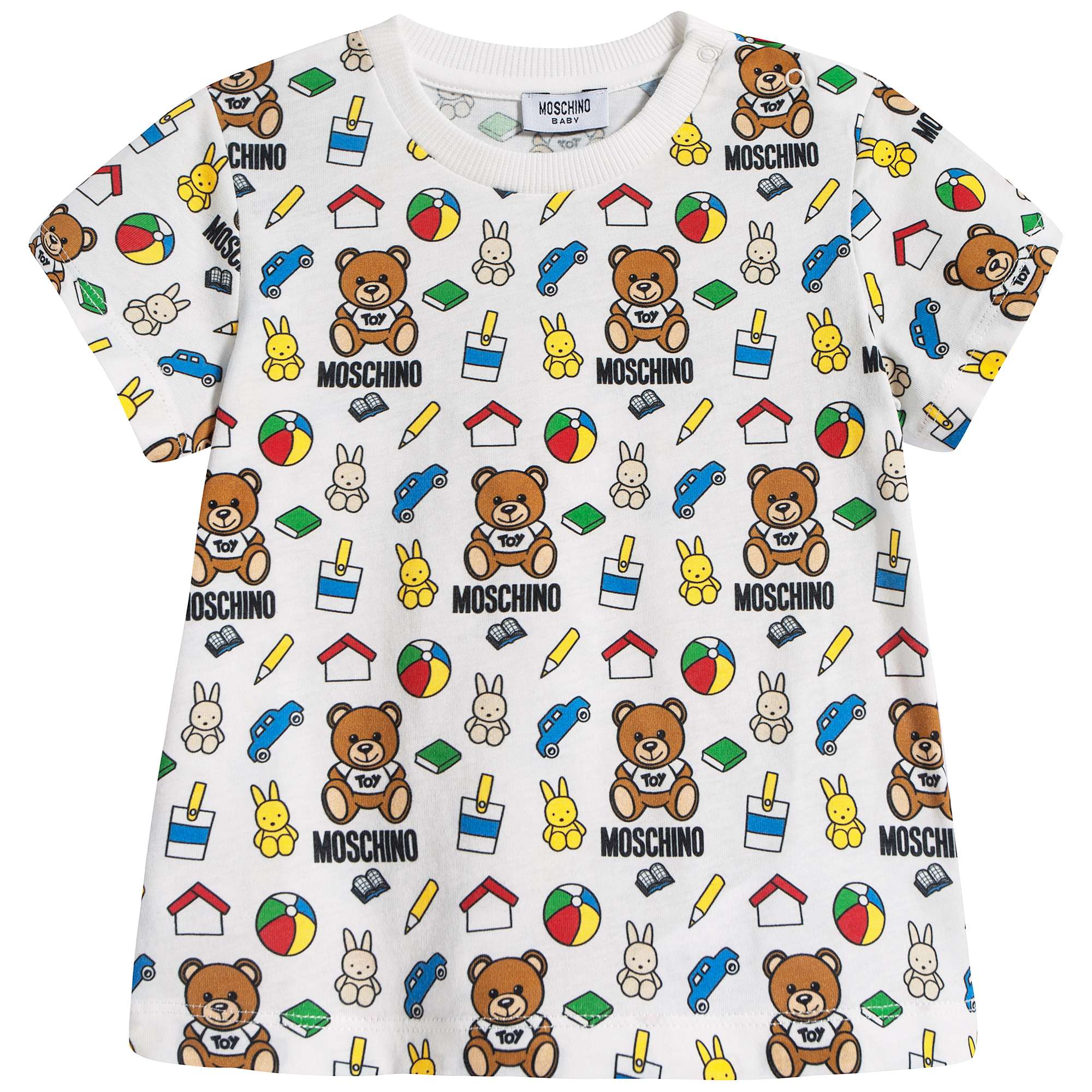 Baby Boys & Girls Printed Cotton T-shirt