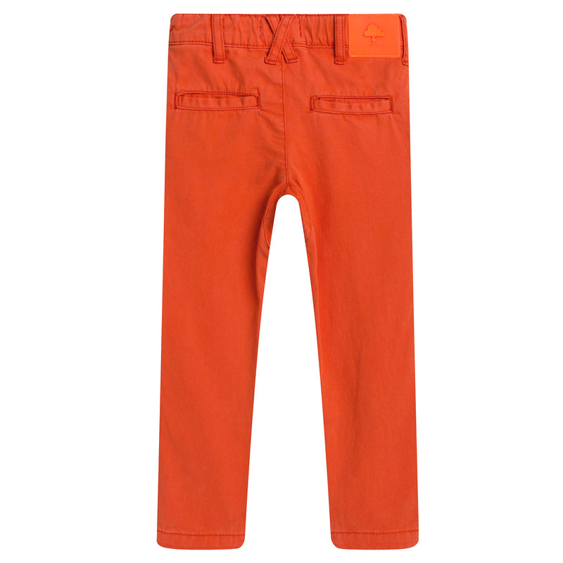 Boys Orange Jersey Cotton Trouser - CÉMAROSE | Children's Fashion Store - 2