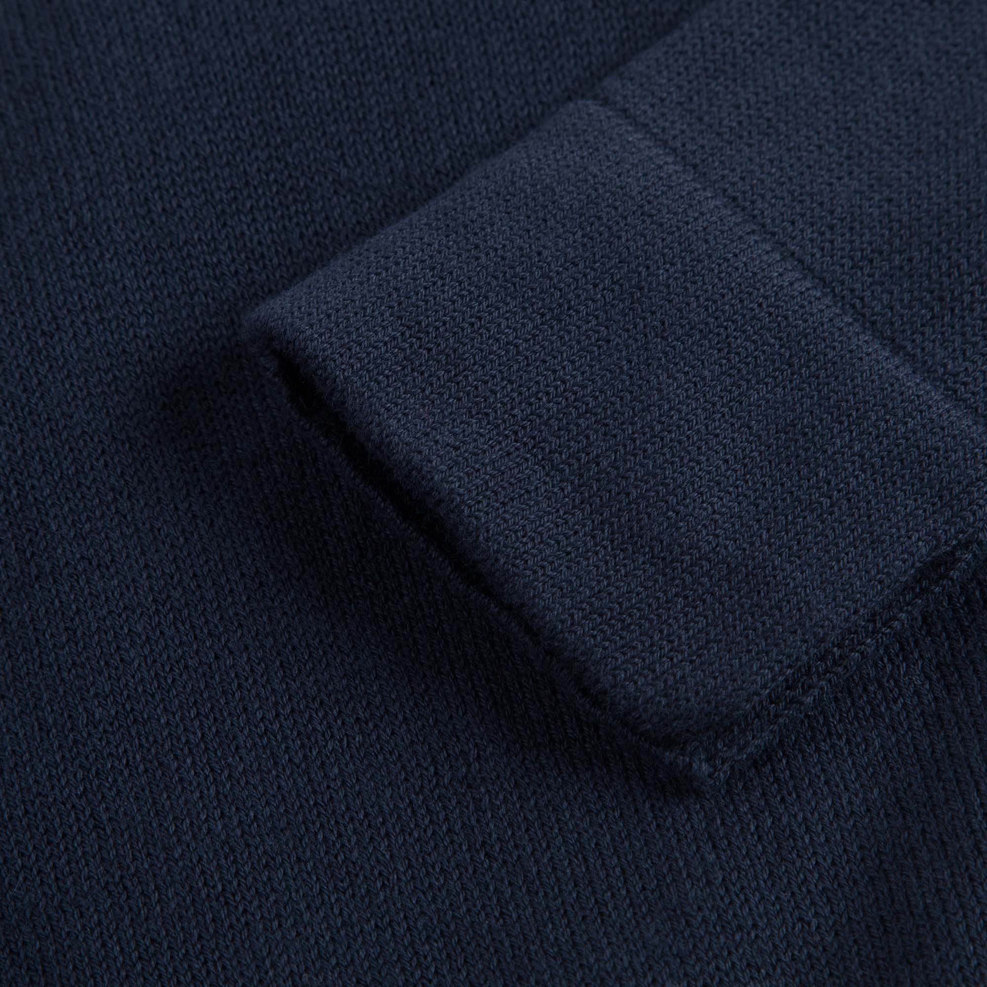 Girls Dark Blue Cotton Sweater