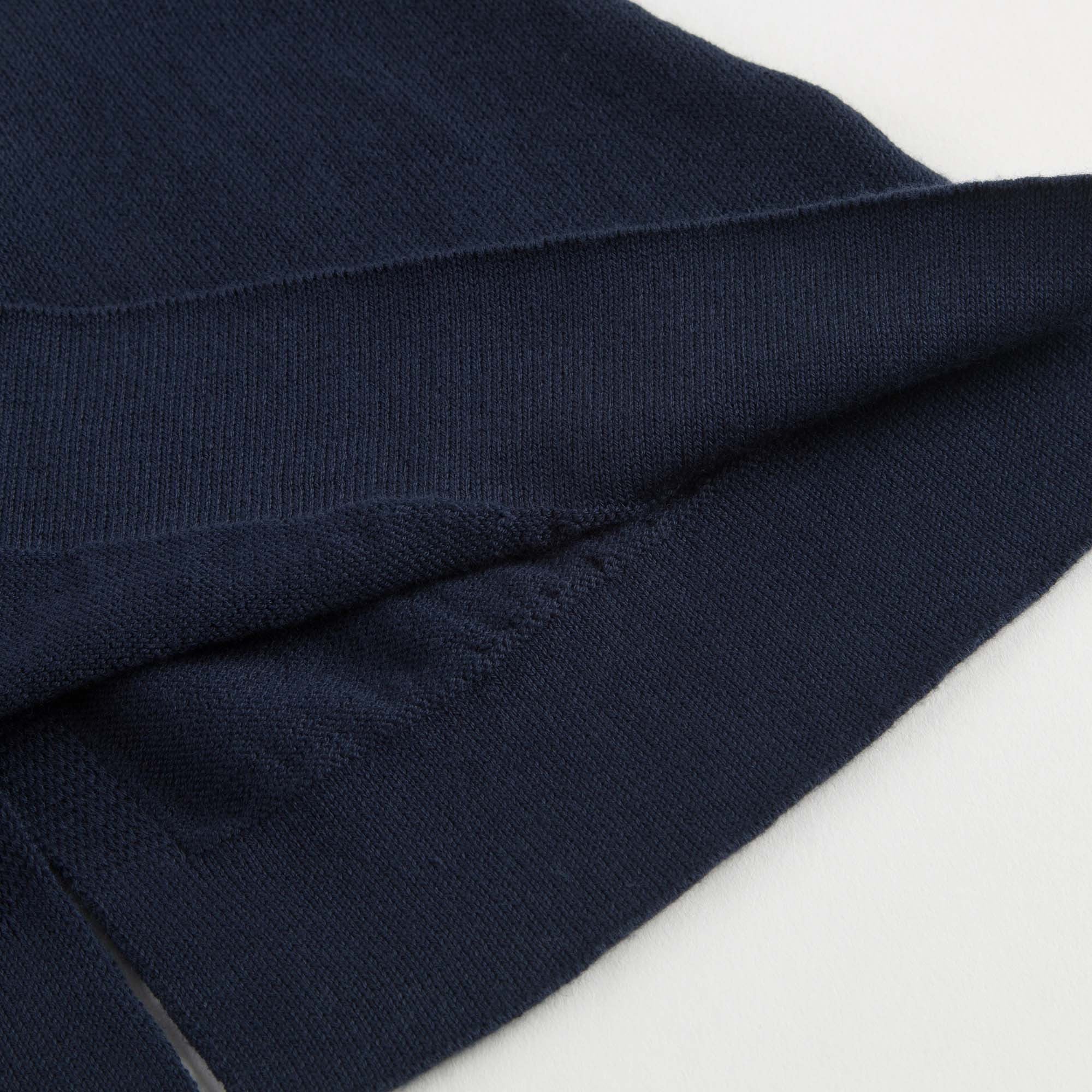 Girls Dark Blue Cotton Sweater
