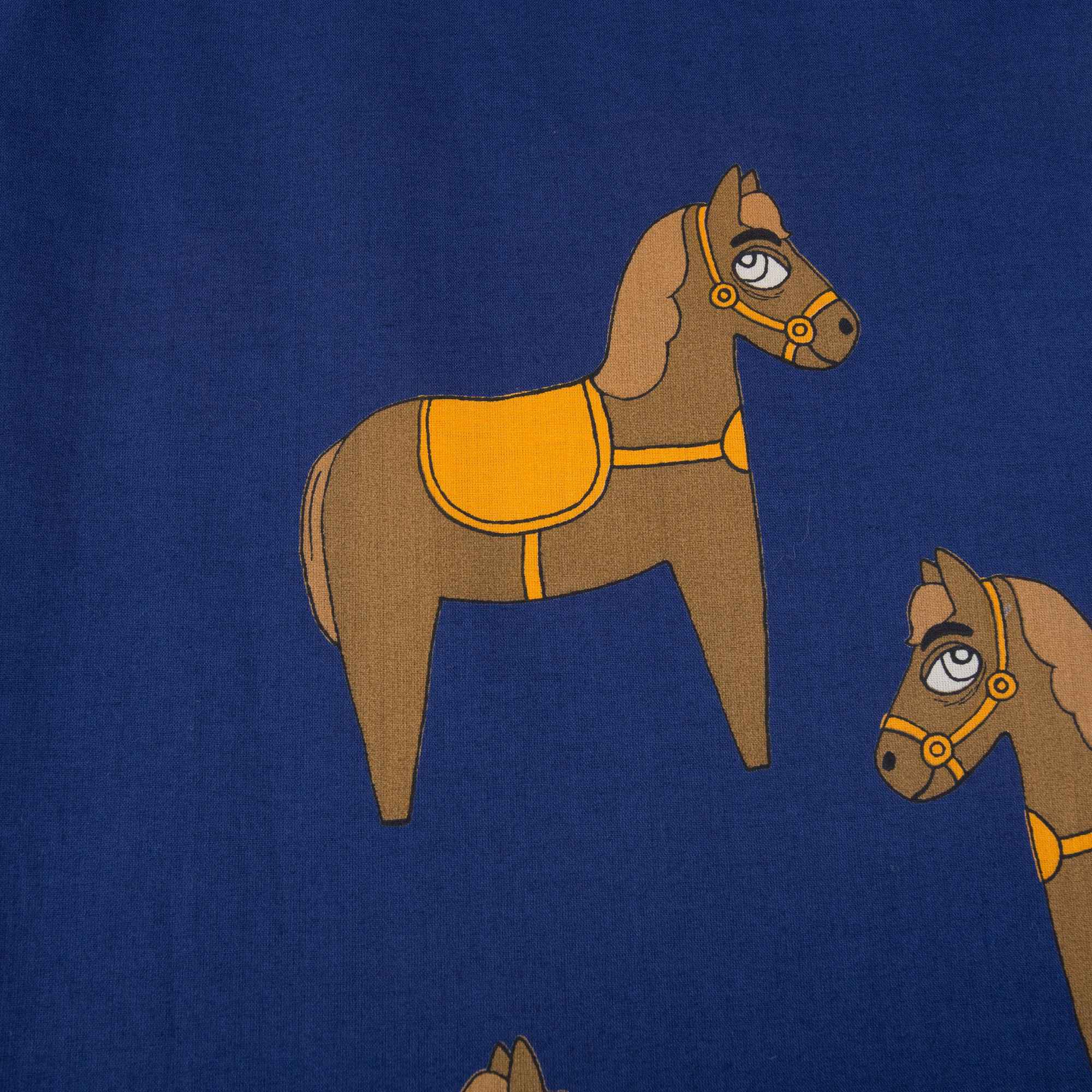 Girls Navy Donkey Organic Cotton Dress