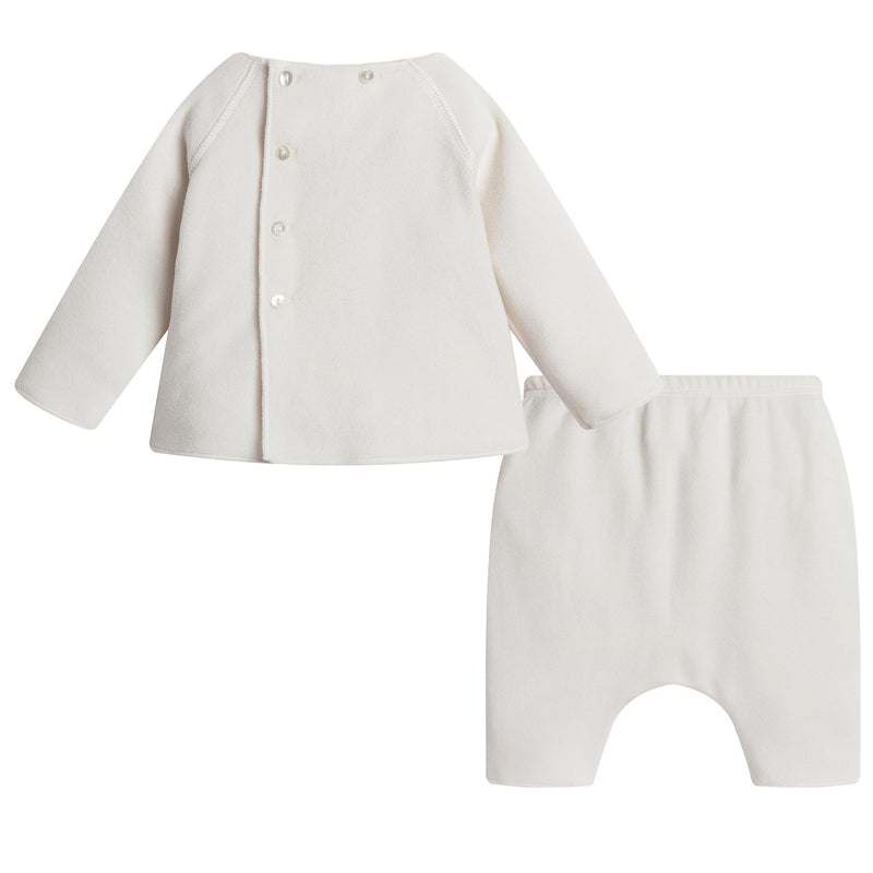 Baby Beige Tops & Bottoms Two Piece Set - CÉMAROSE | Children's Fashion Store - 2