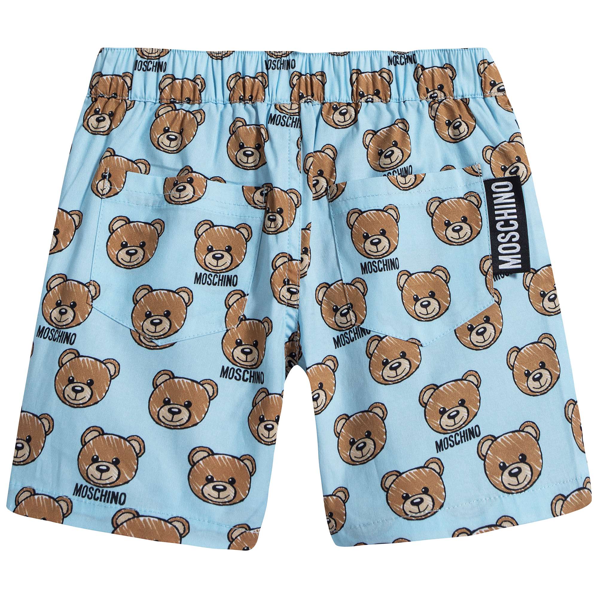 Baby Boys Blue Toy Cotton Shorts