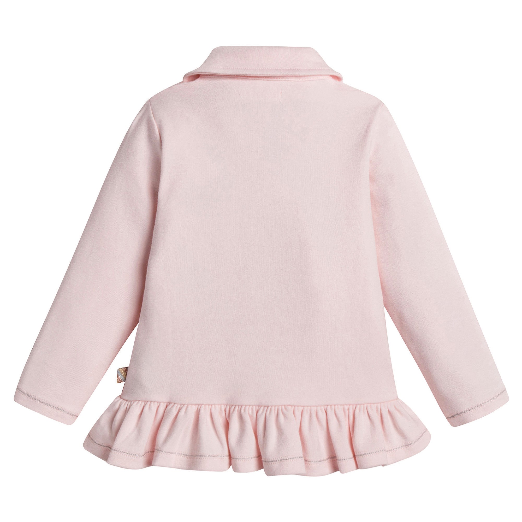 Baby Girls Pink Patch Bunny Frilled Hem Cotton Blouse - CÉMAROSE | Children's Fashion Store - 2
