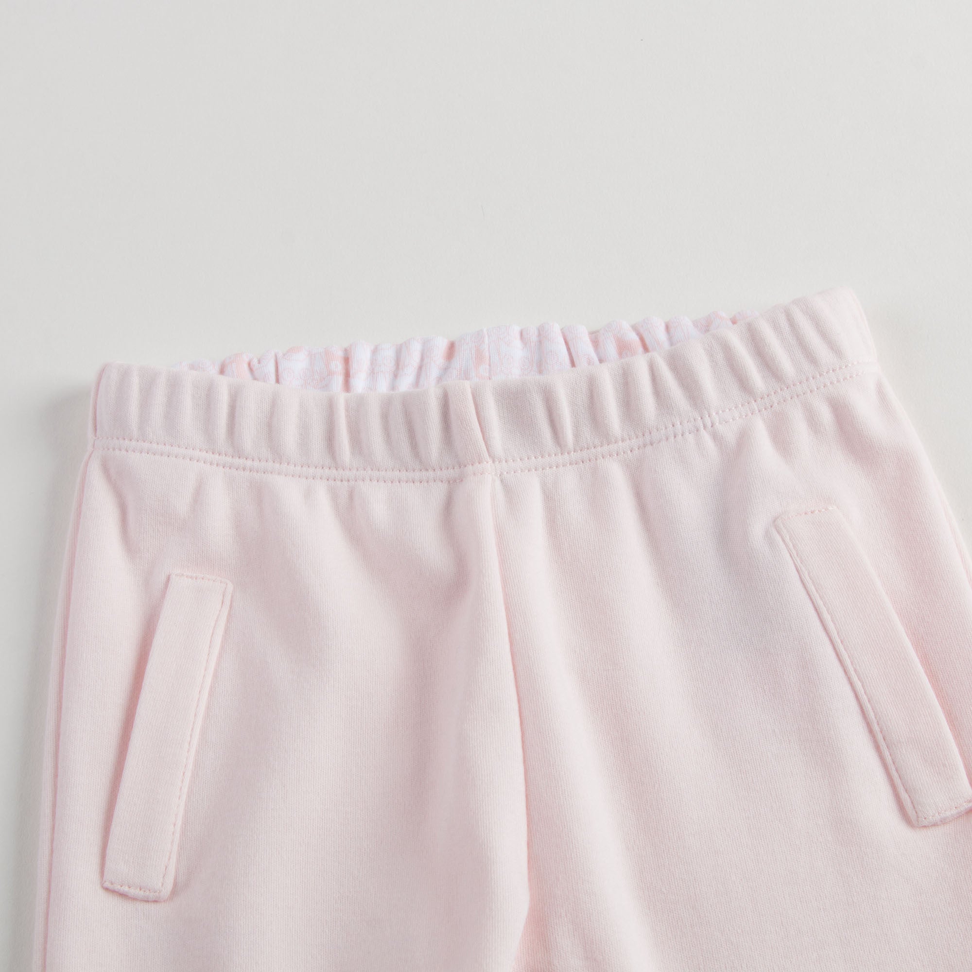 Baby Girls Pink Cotton Trouser