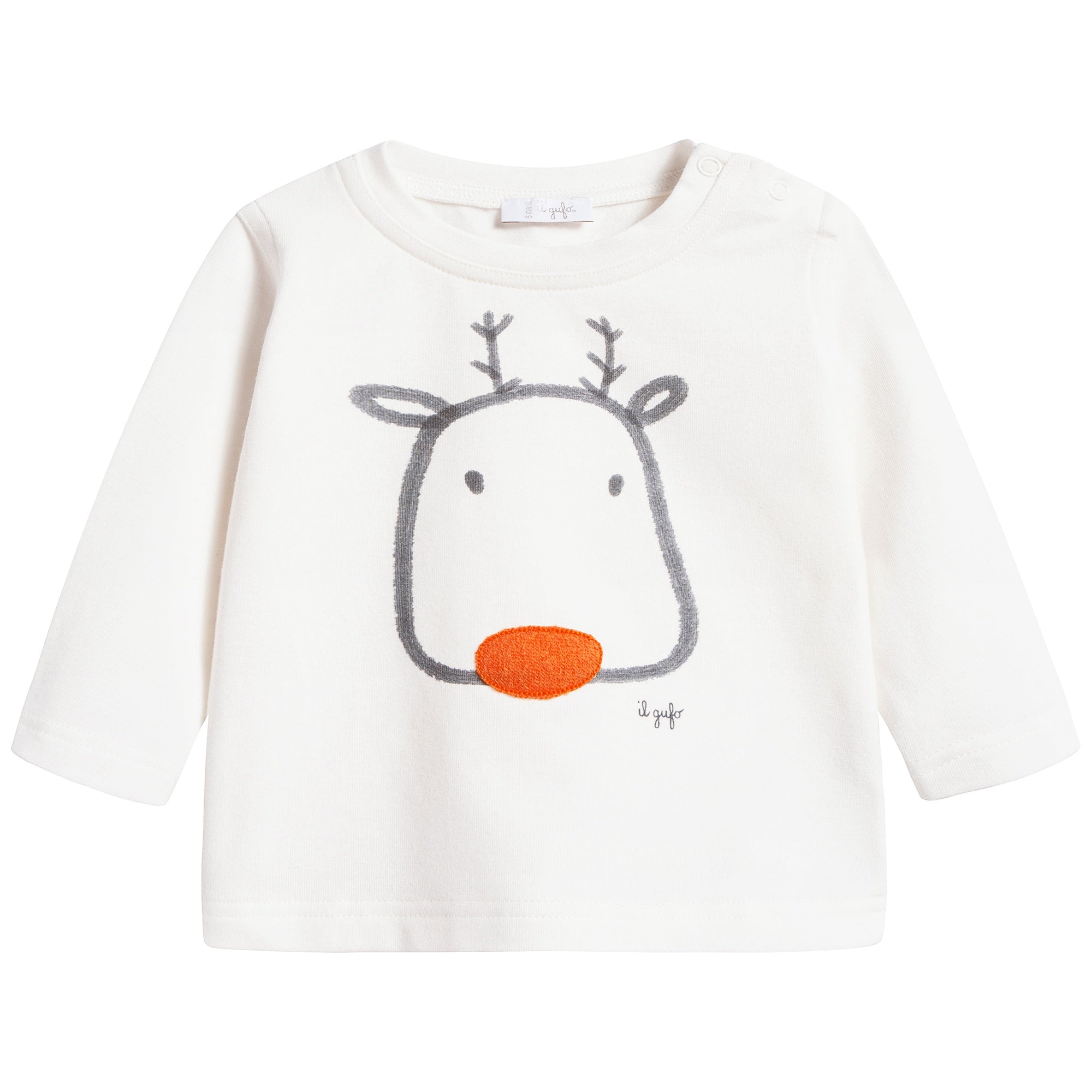 Baby Boys Milk & Carrot Cotton T-shirt