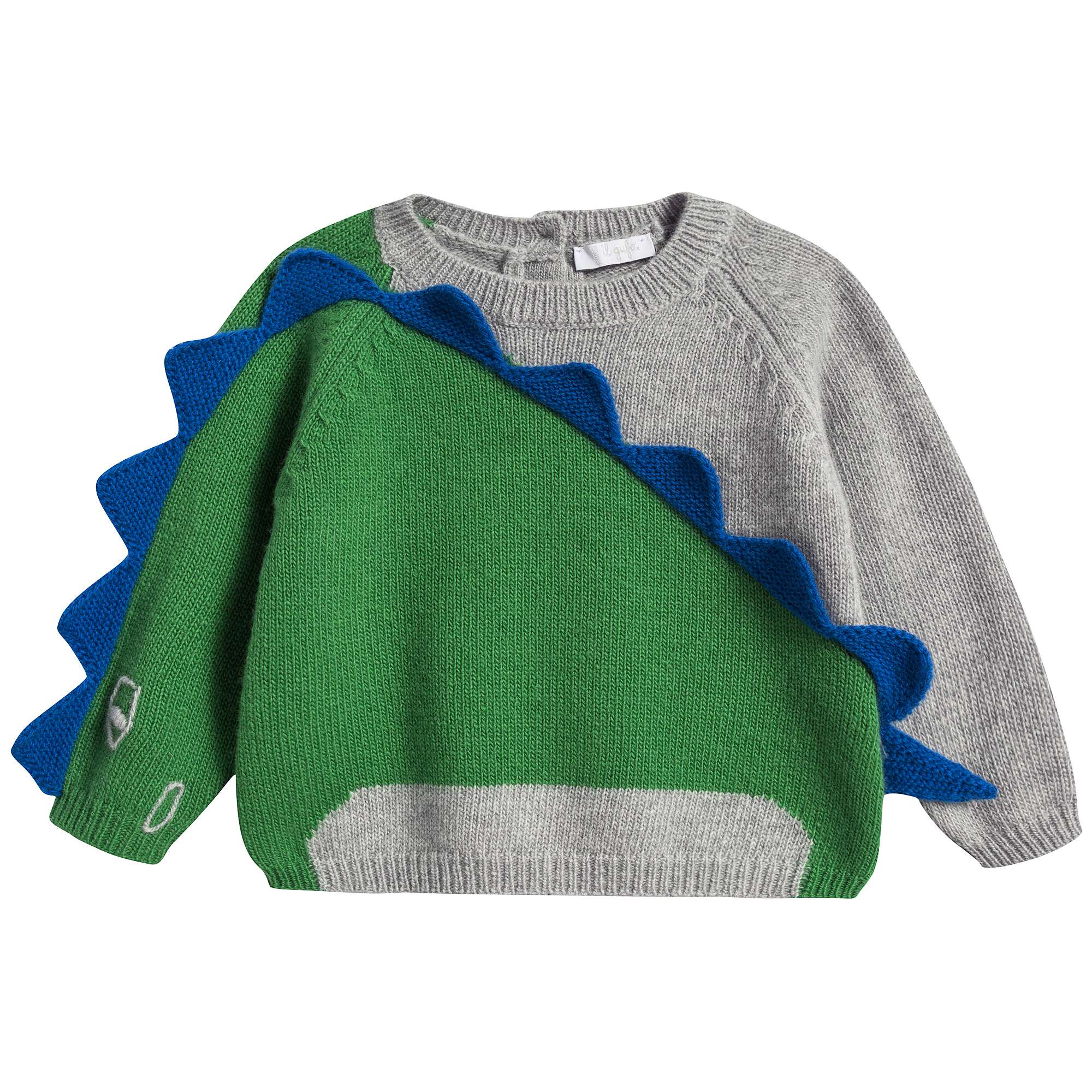 Baby Boys Green Apple Wool Sweater