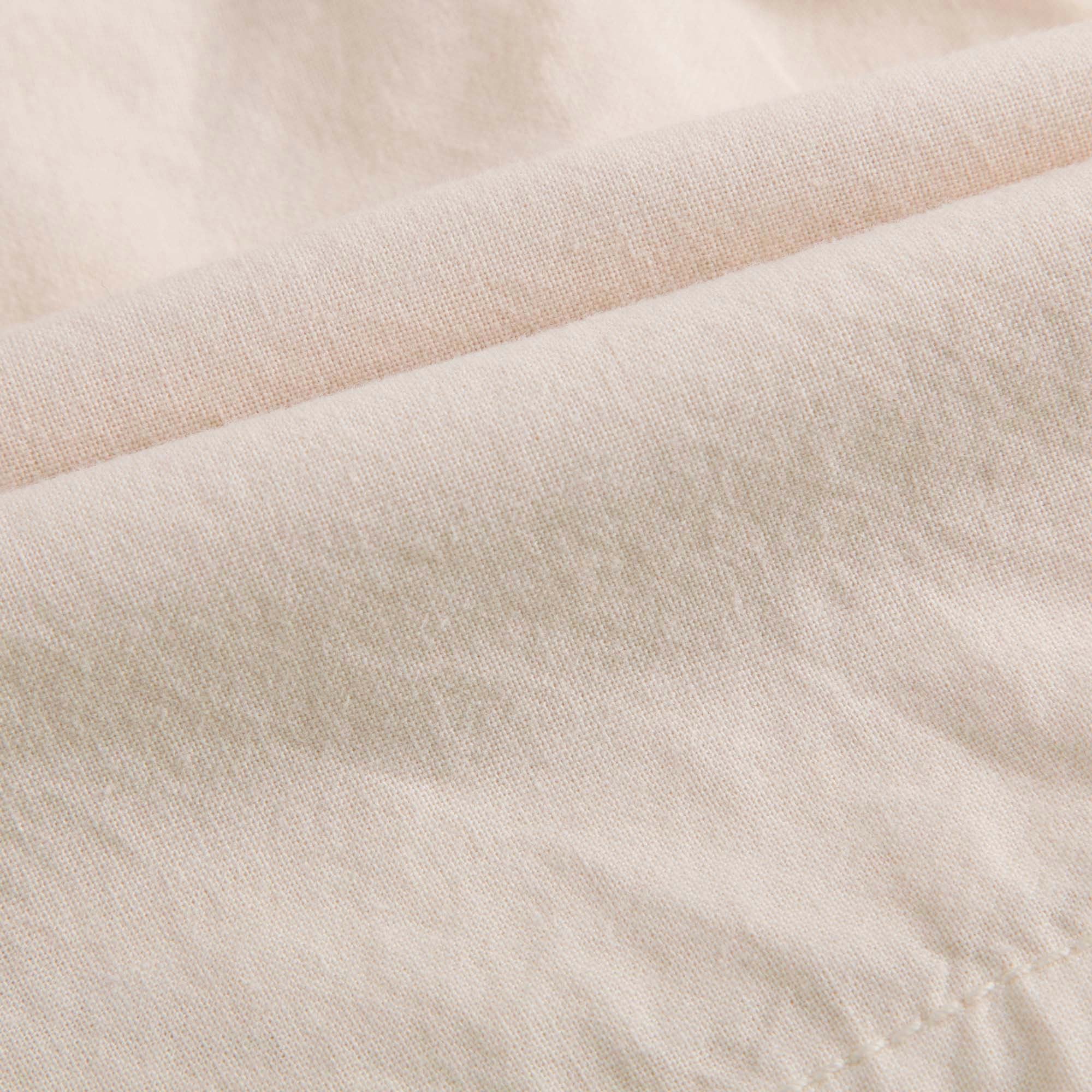 Girls White Cotton Shorts