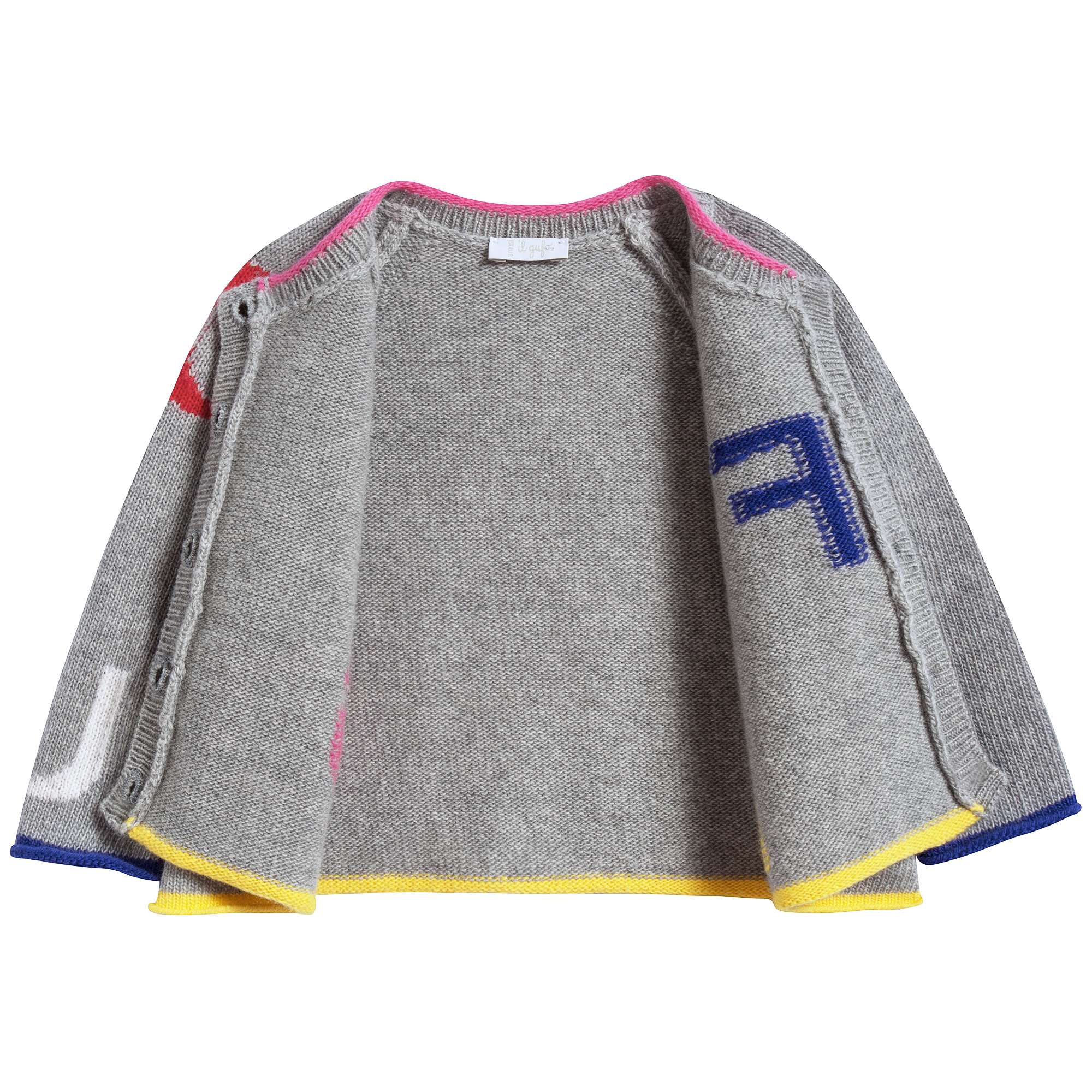 Baby Girls Grey Wool Cardigan