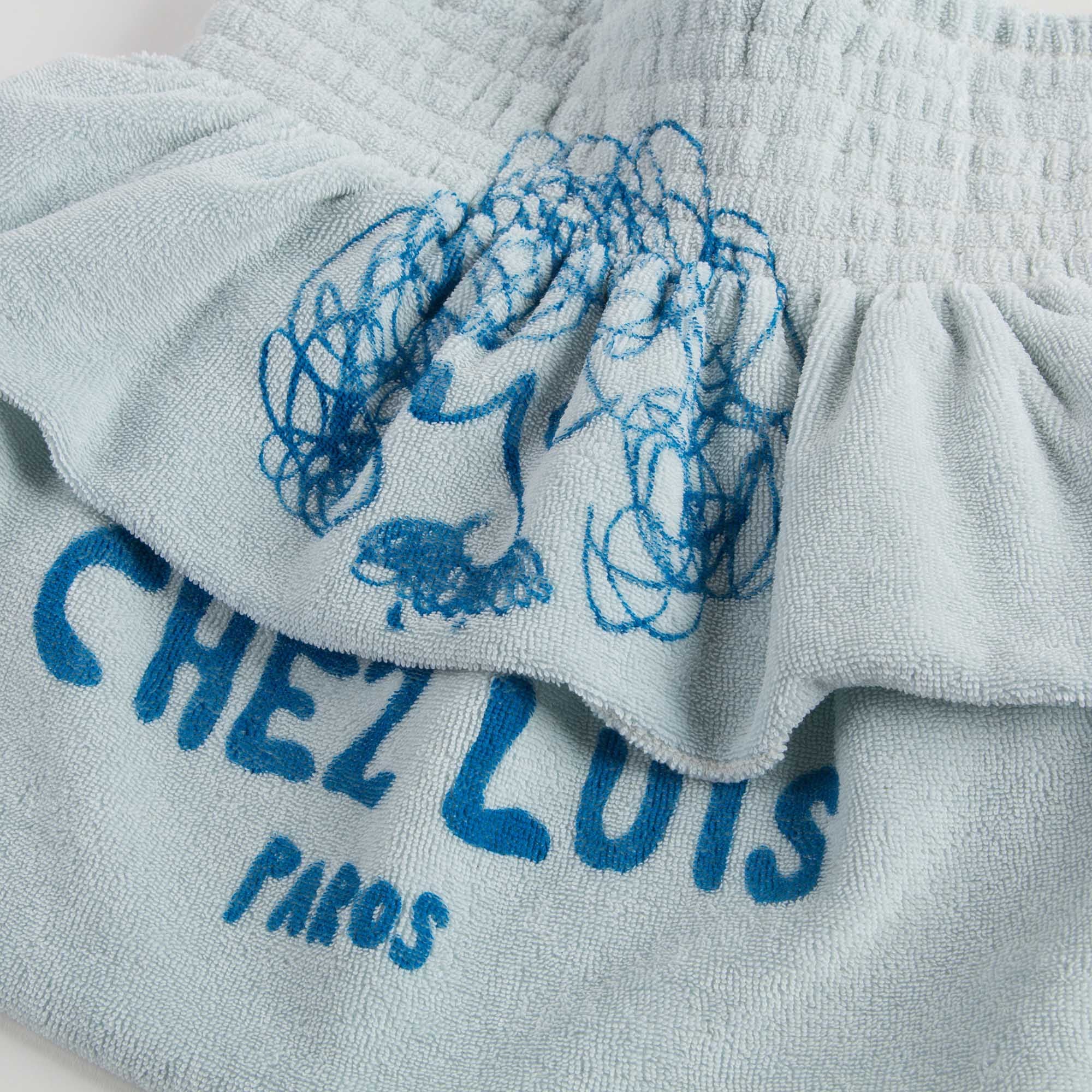 Girls Light Blue "Chez Luis" Skirt