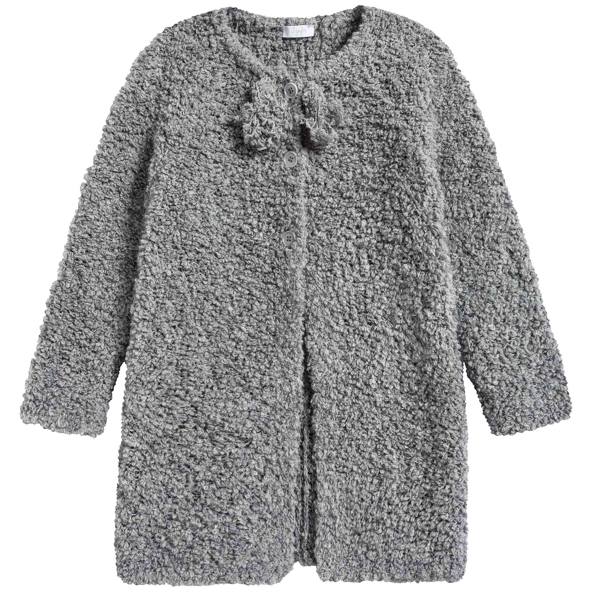 Girls Cloud Grey Cardigan