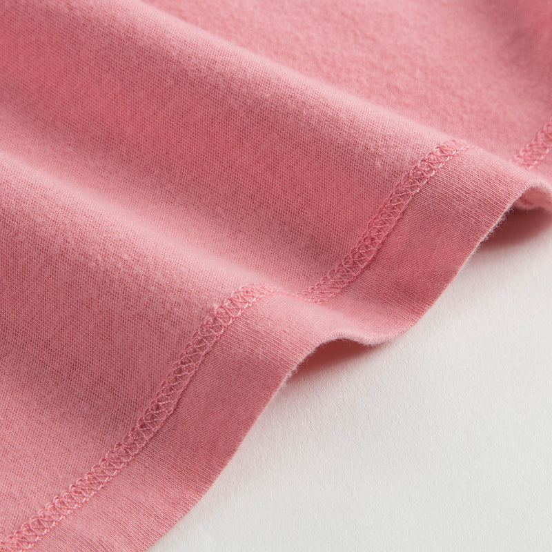 Girls Dusky Pink Cotton Fancy Printed Trims T-Shirt - CÉMAROSE | Children's Fashion Store - 7