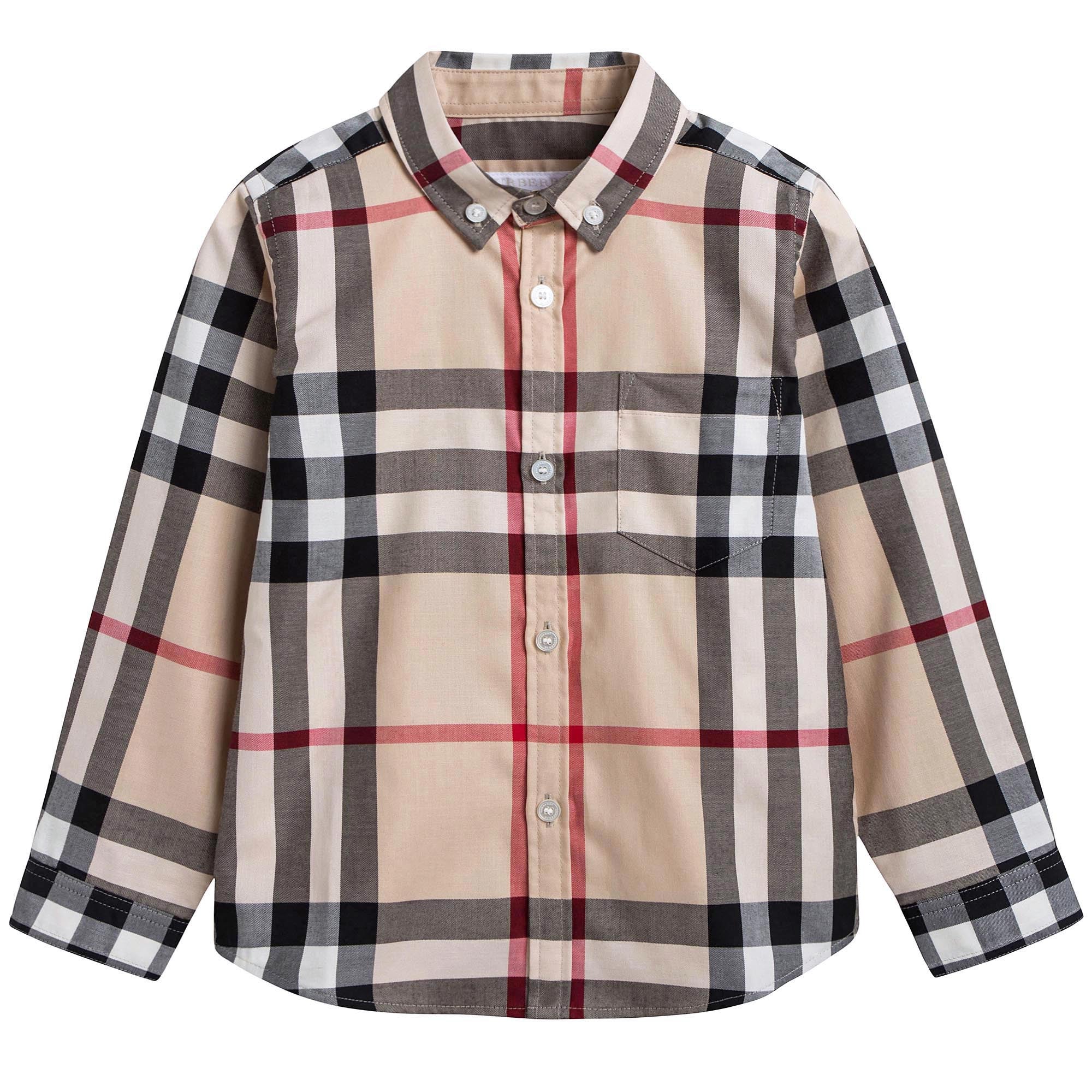 Boys Classic Check Long Sleeve Shirt