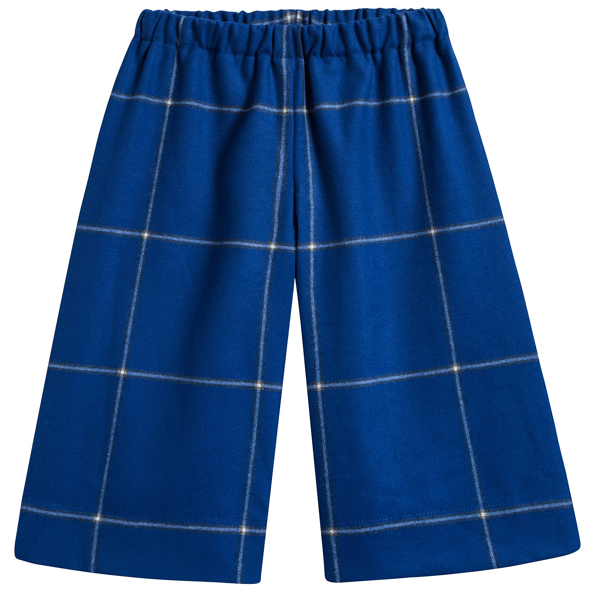 Girls Bluette Check Trouesers